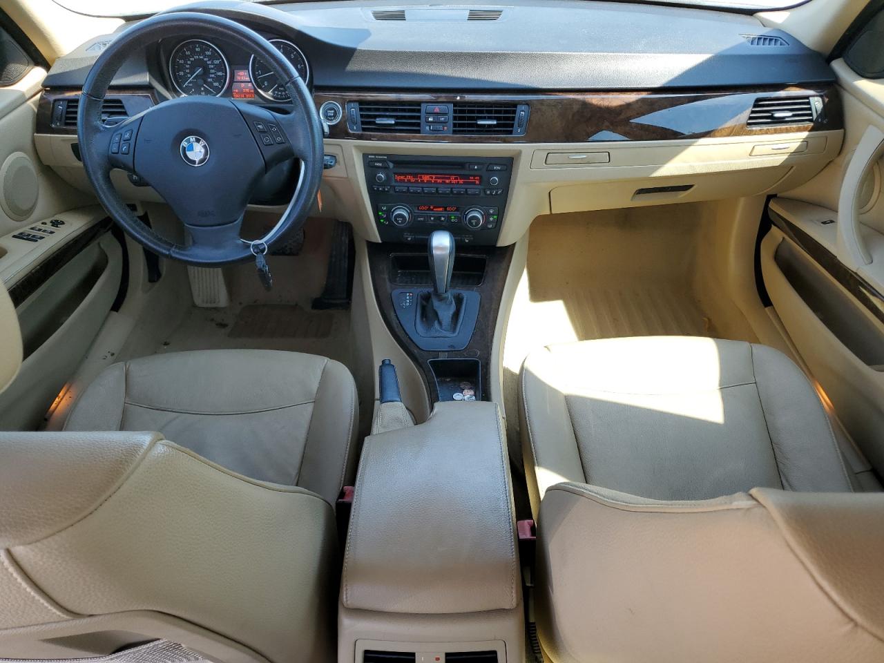 2009 Bmw 328 I White vin: WBAPH77599NM47120