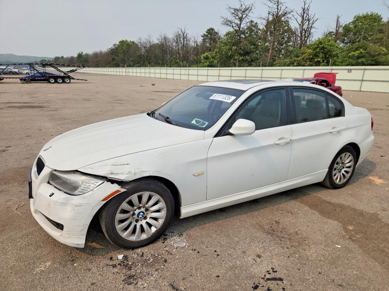 2009 Bmw 328 I White vin: WBAPH775X9NL82875