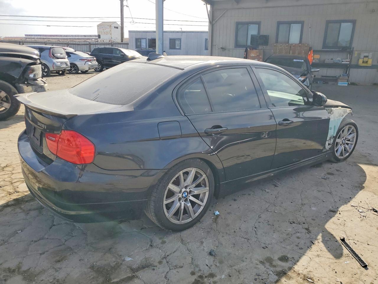 2009 Bmw 328 I Black vin: WBAPH775X9NL83542