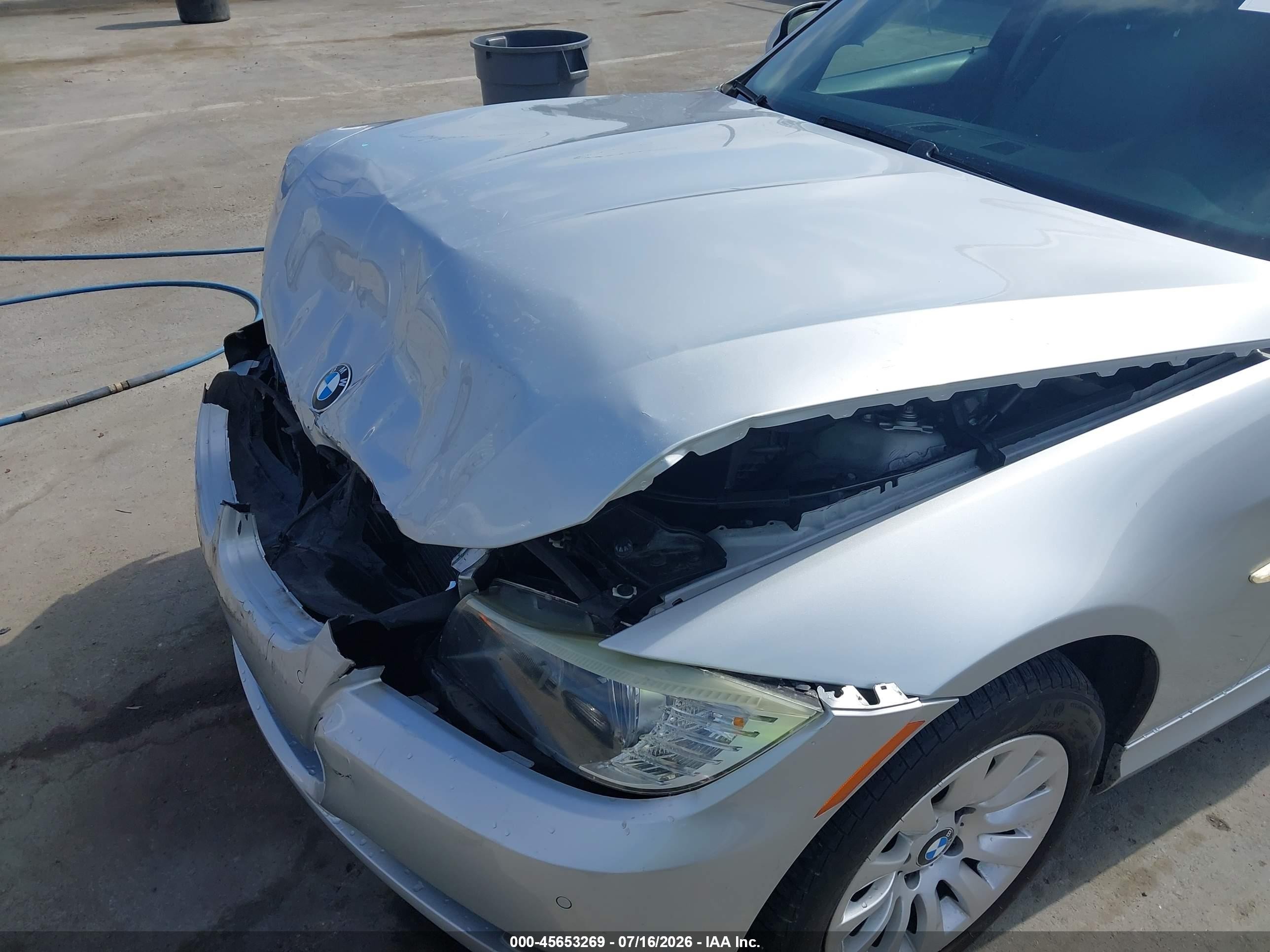 2009 Bmw 328i   Silver vin: WBAPH775X9NM47742