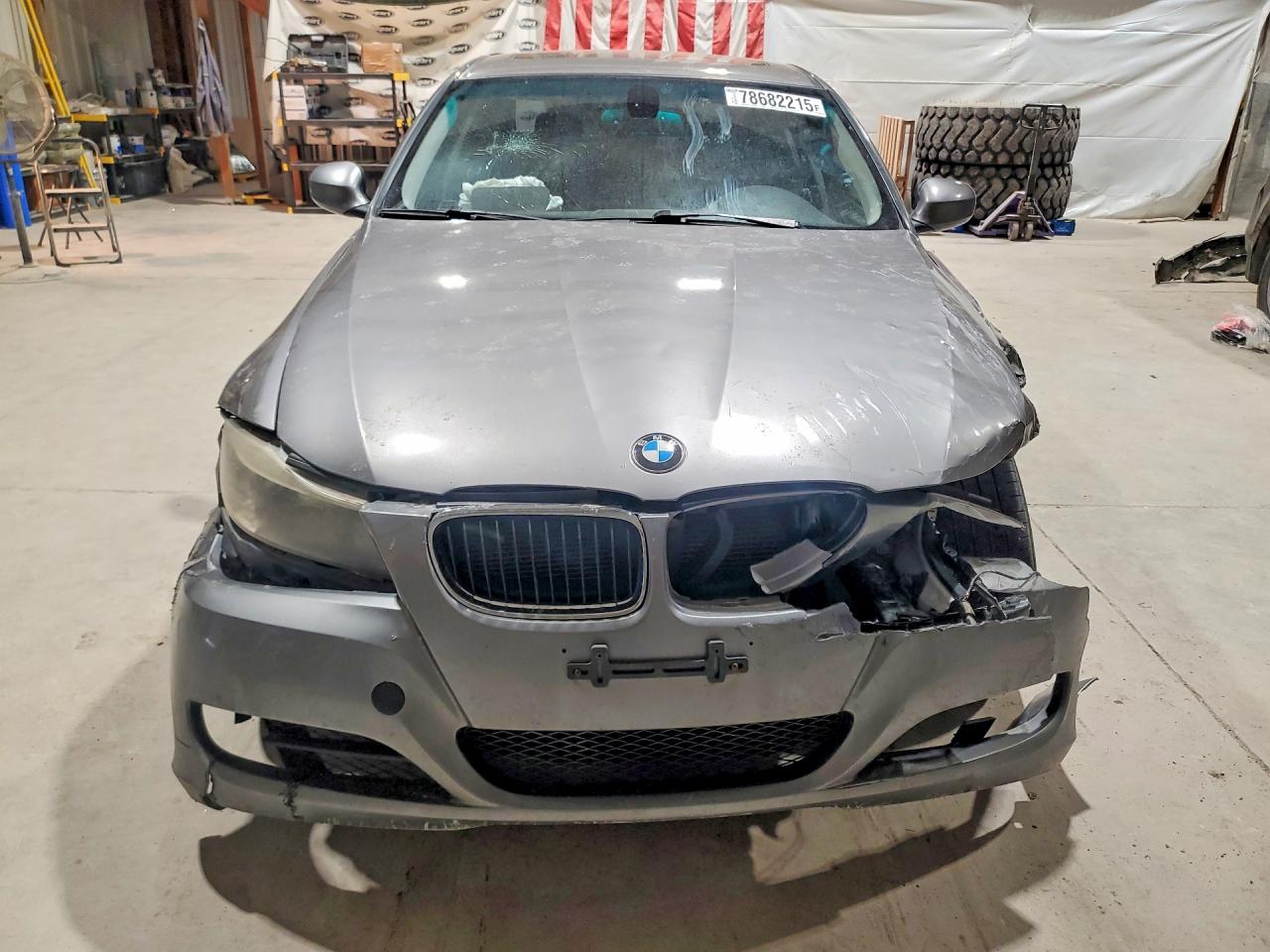 2011 Bmw 328 I Gray vin: WBAPH7C50BE679634