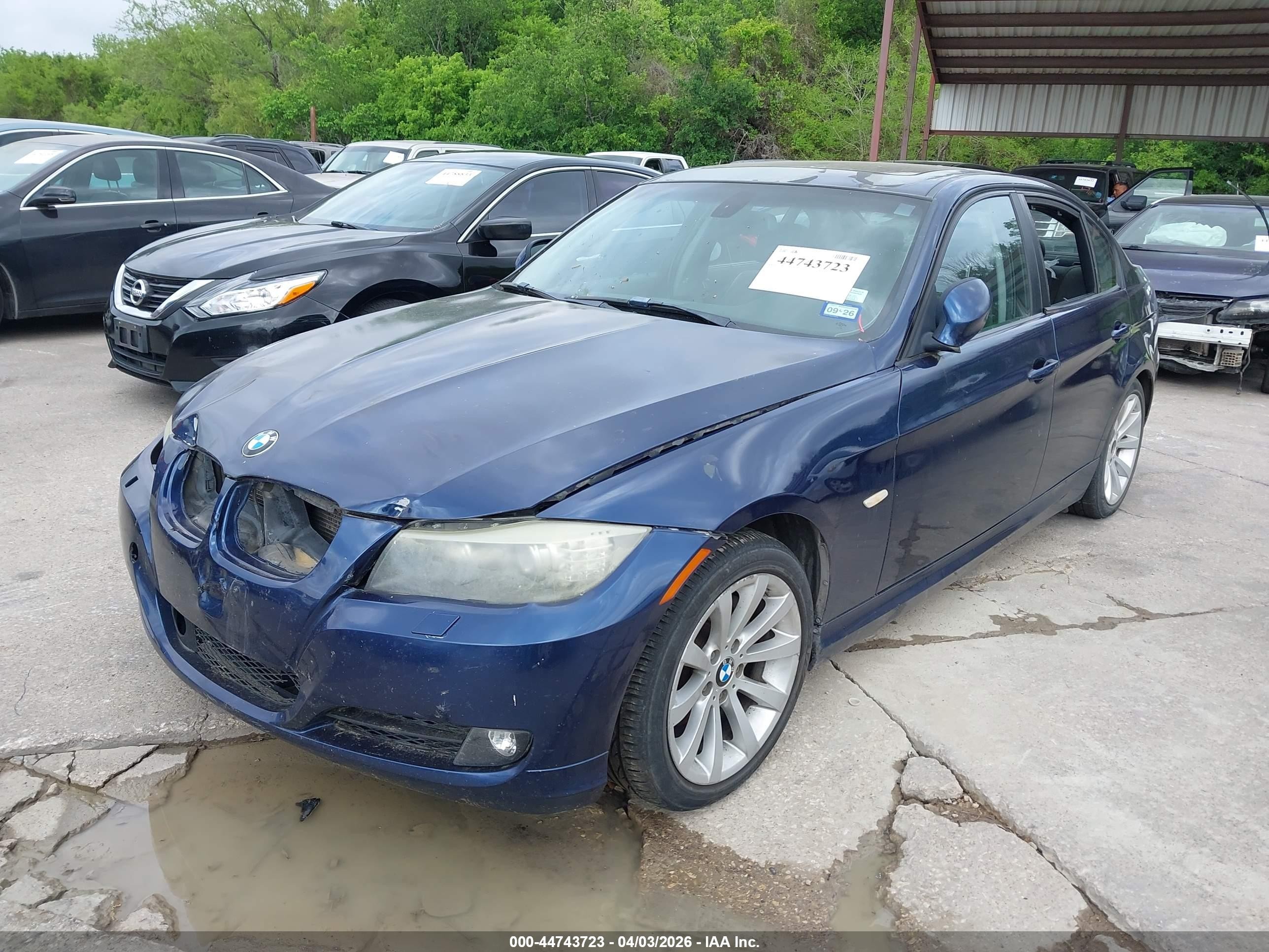 2011 Bmw 328i   Blue vin: WBAPH7C50BE679911