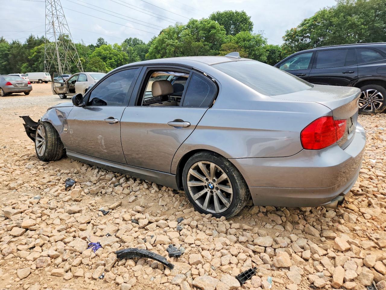 2011 Bmw 328 I Gray vin: WBAPH7C50BE723583