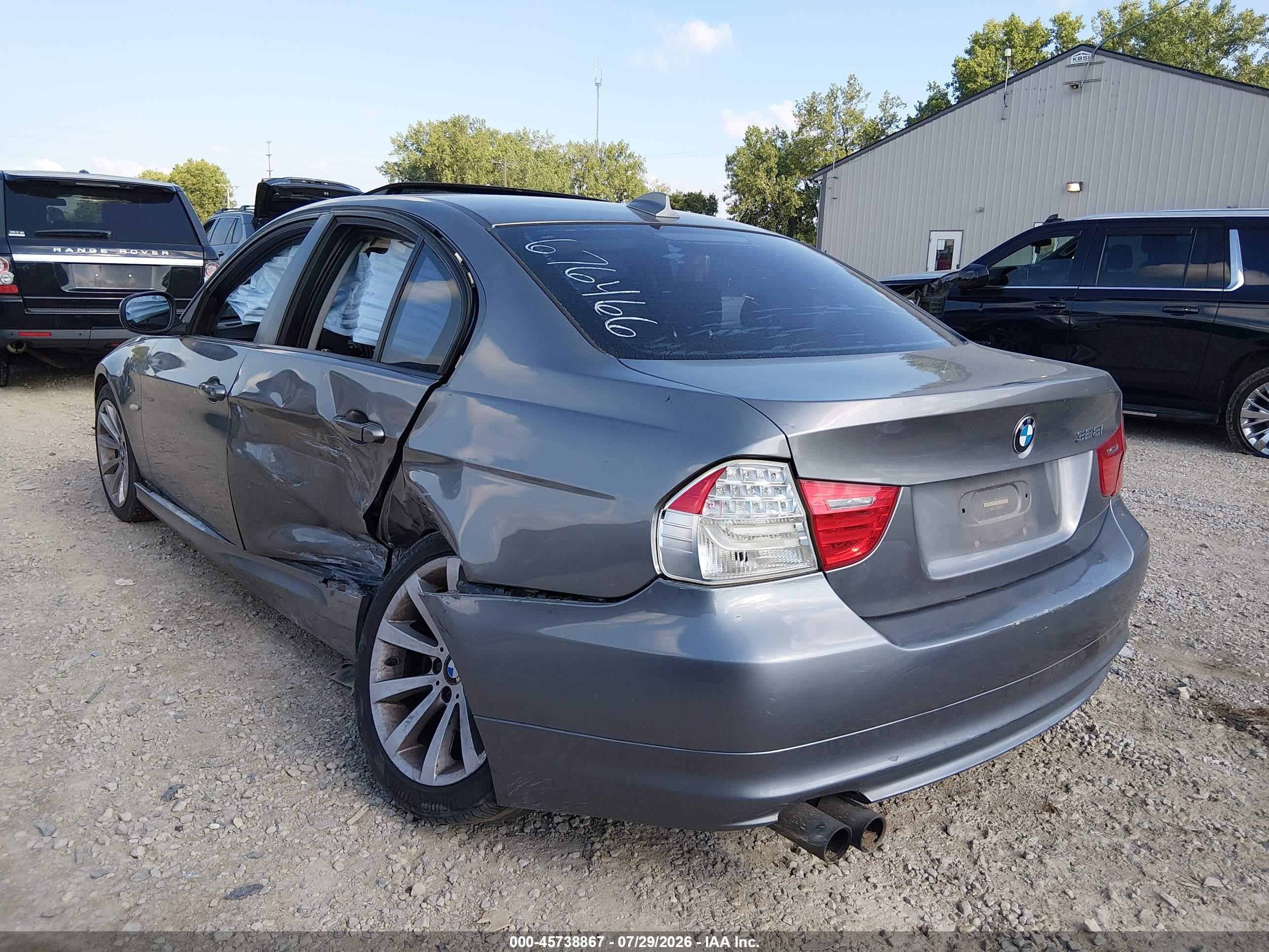 2011 Bmw 328i Gray vin: WBAPH7C51BE676466