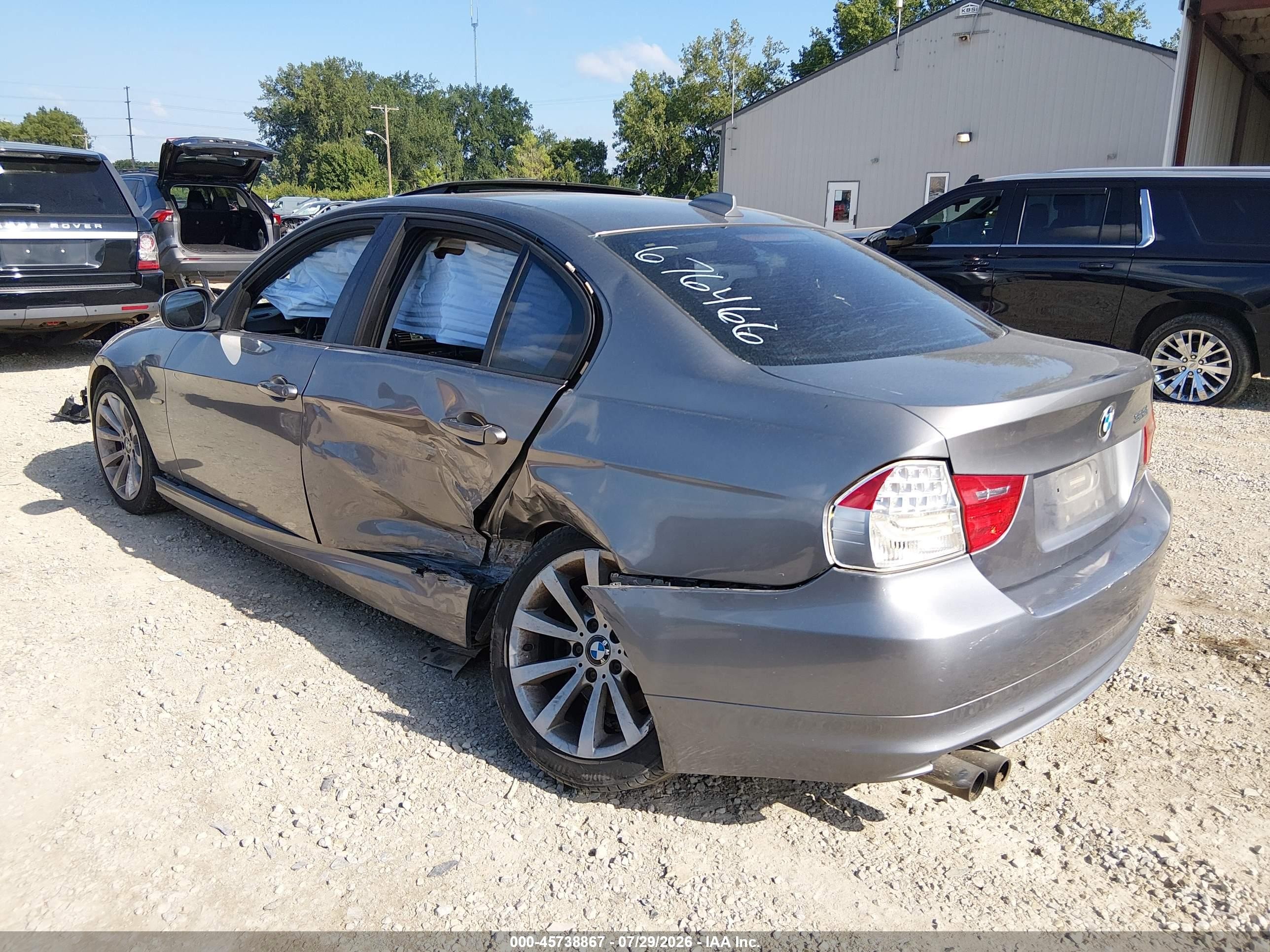 2011 Bmw 328i Gray vin: WBAPH7C51BE676466