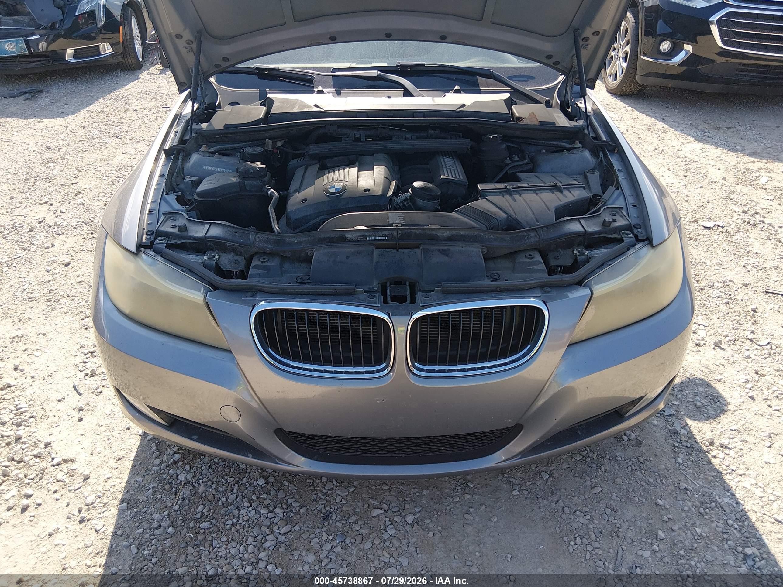 2011 Bmw 328i Gray vin: WBAPH7C51BE676466