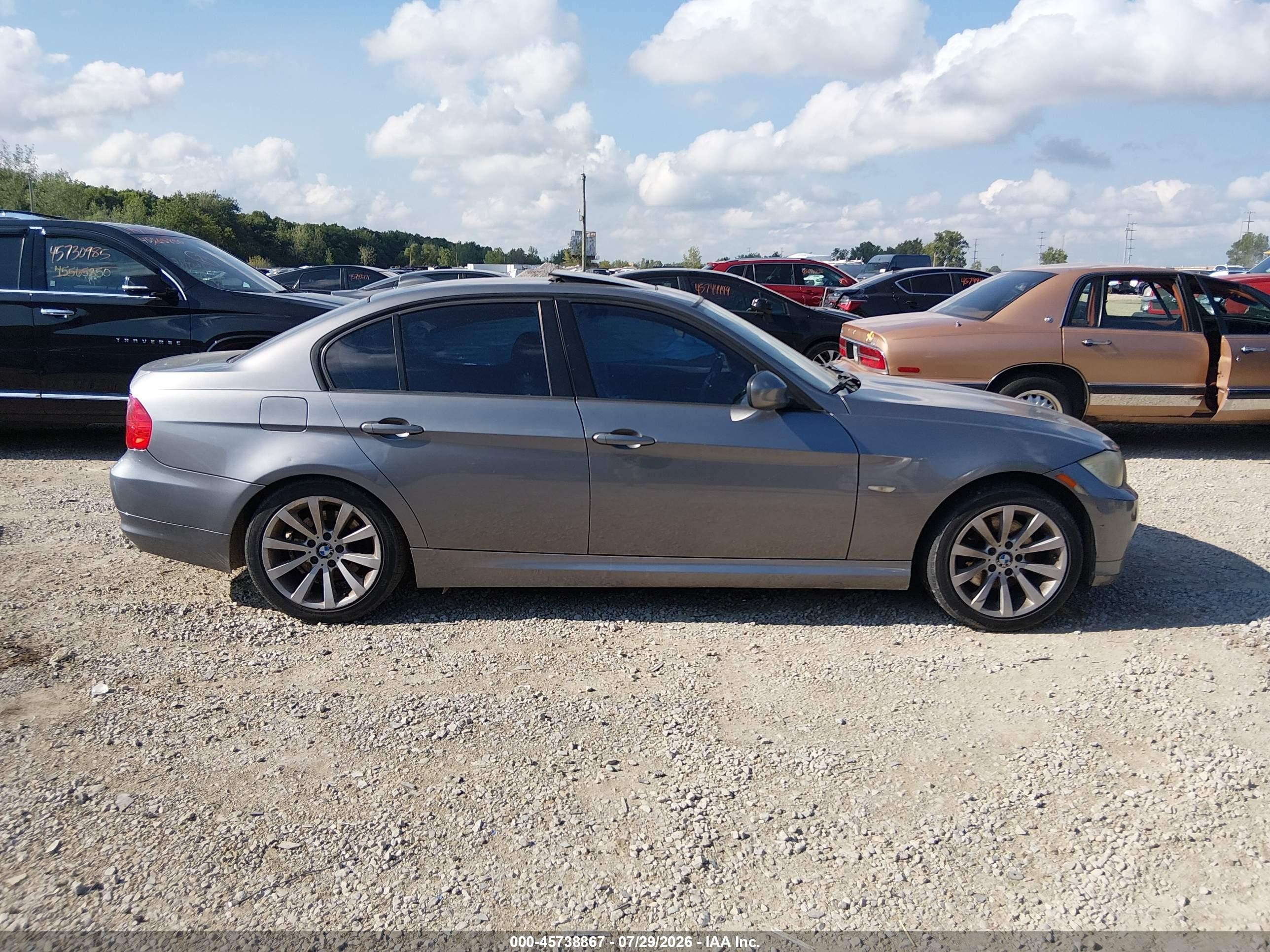 2011 Bmw 328i Gray vin: WBAPH7C51BE676466