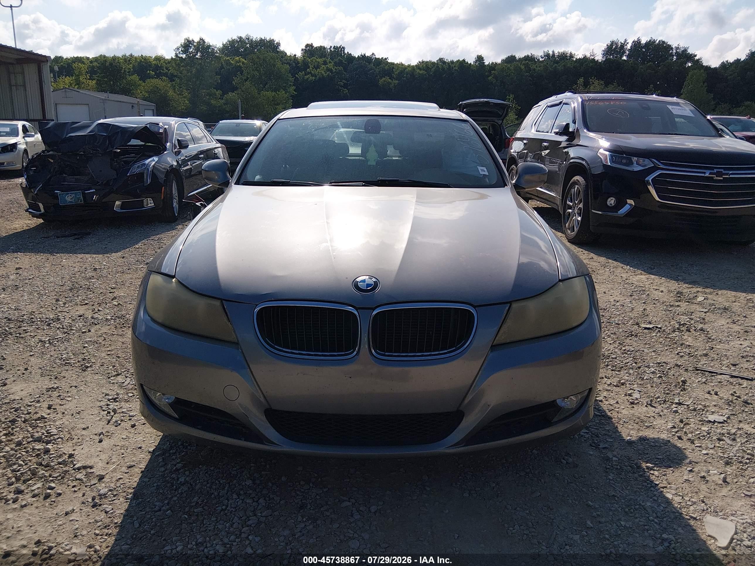 2011 Bmw 328i Gray vin: WBAPH7C51BE676466