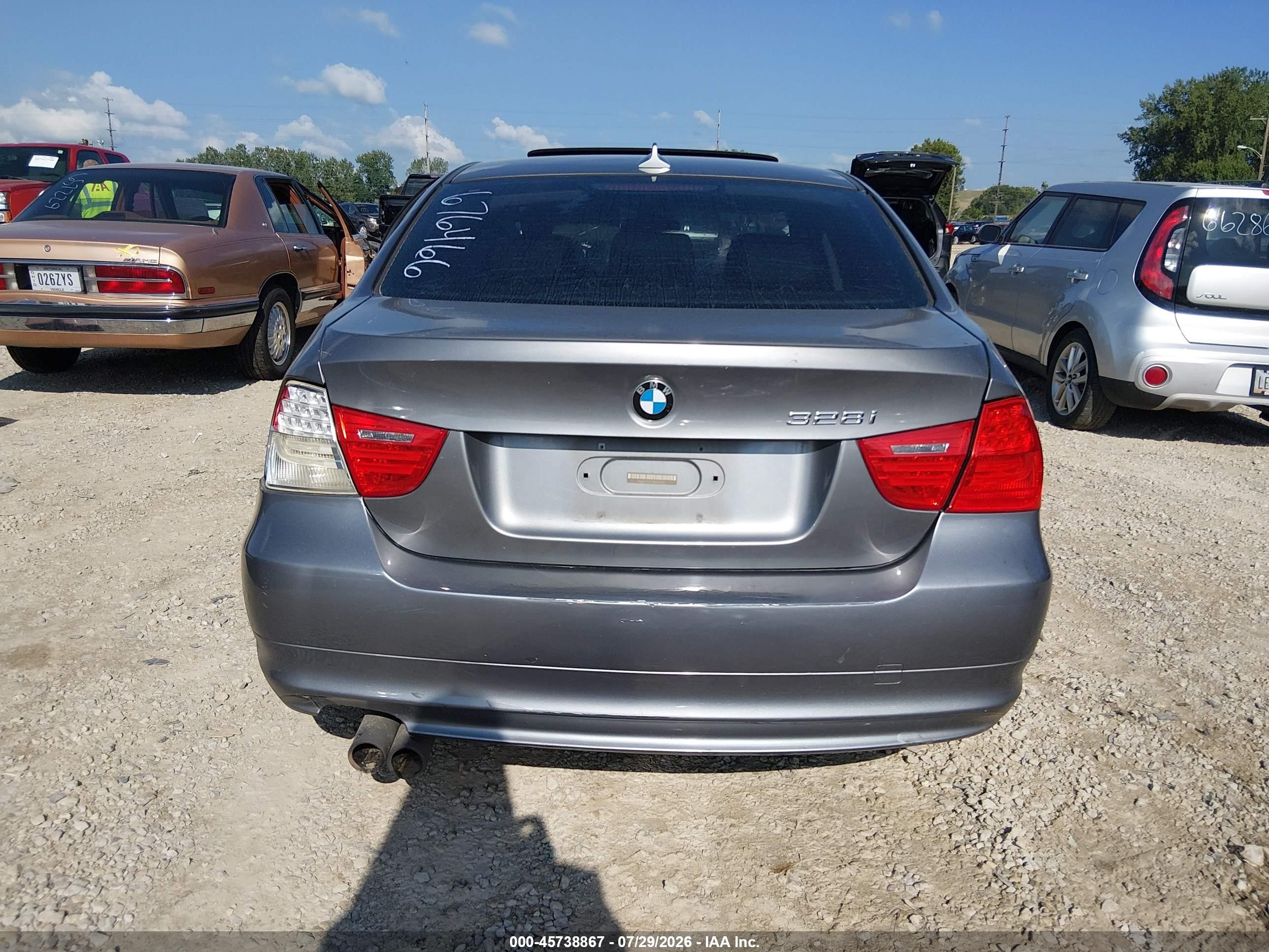 2011 Bmw 328i Gray vin: WBAPH7C51BE676466