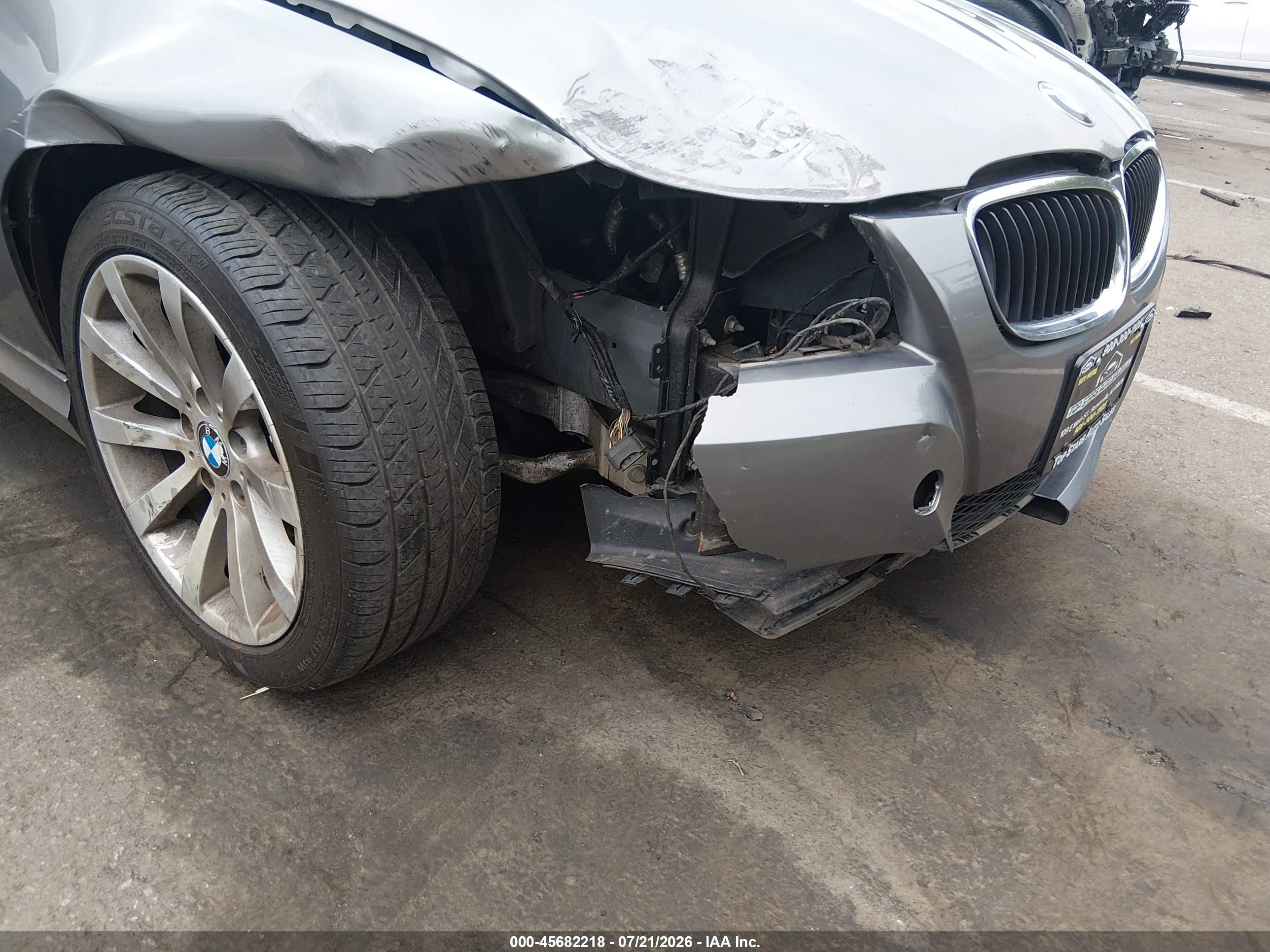 2011 Bmw 328i   Gray vin: WBAPH7C51BE679495