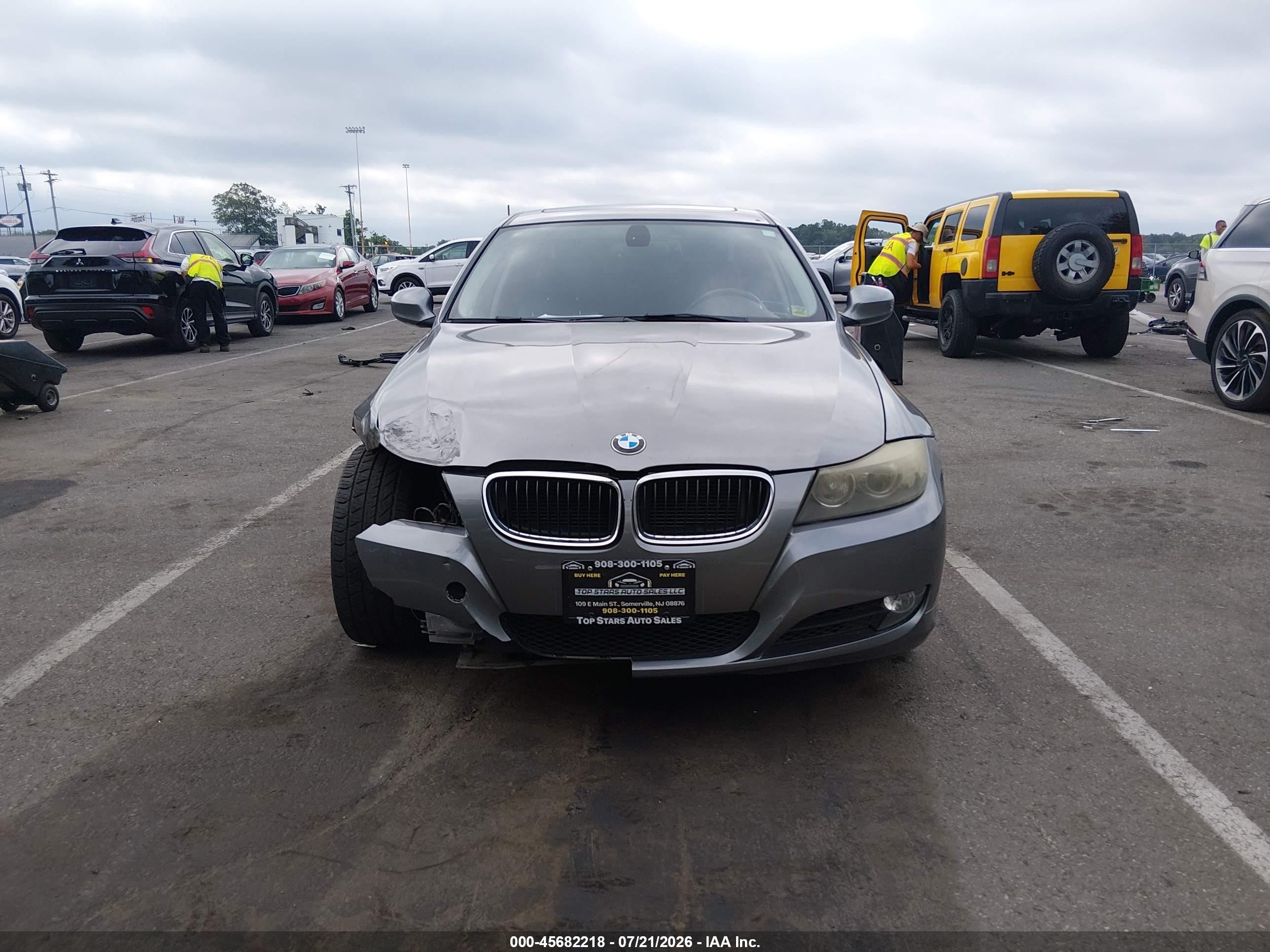 2011 Bmw 328i   Gray vin: WBAPH7C51BE679495