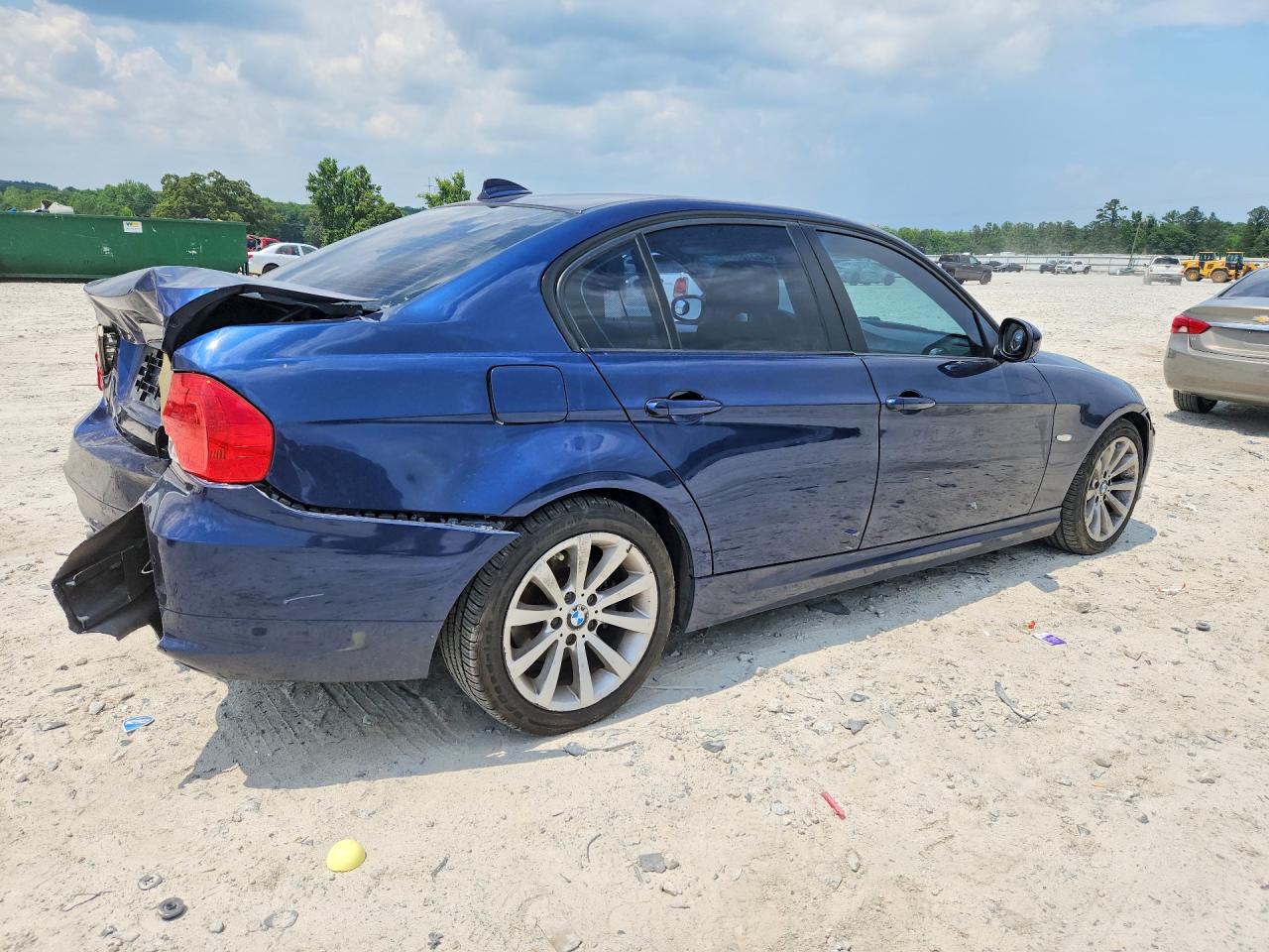 2011 Bmw 328 I Blue vin: WBAPH7C51BE683692