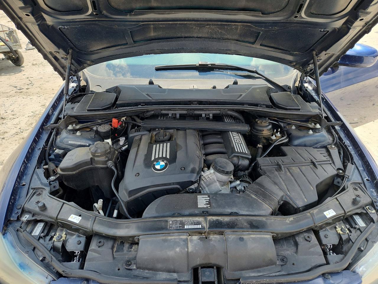 2011 Bmw 328 I Blue vin: WBAPH7C51BE683692