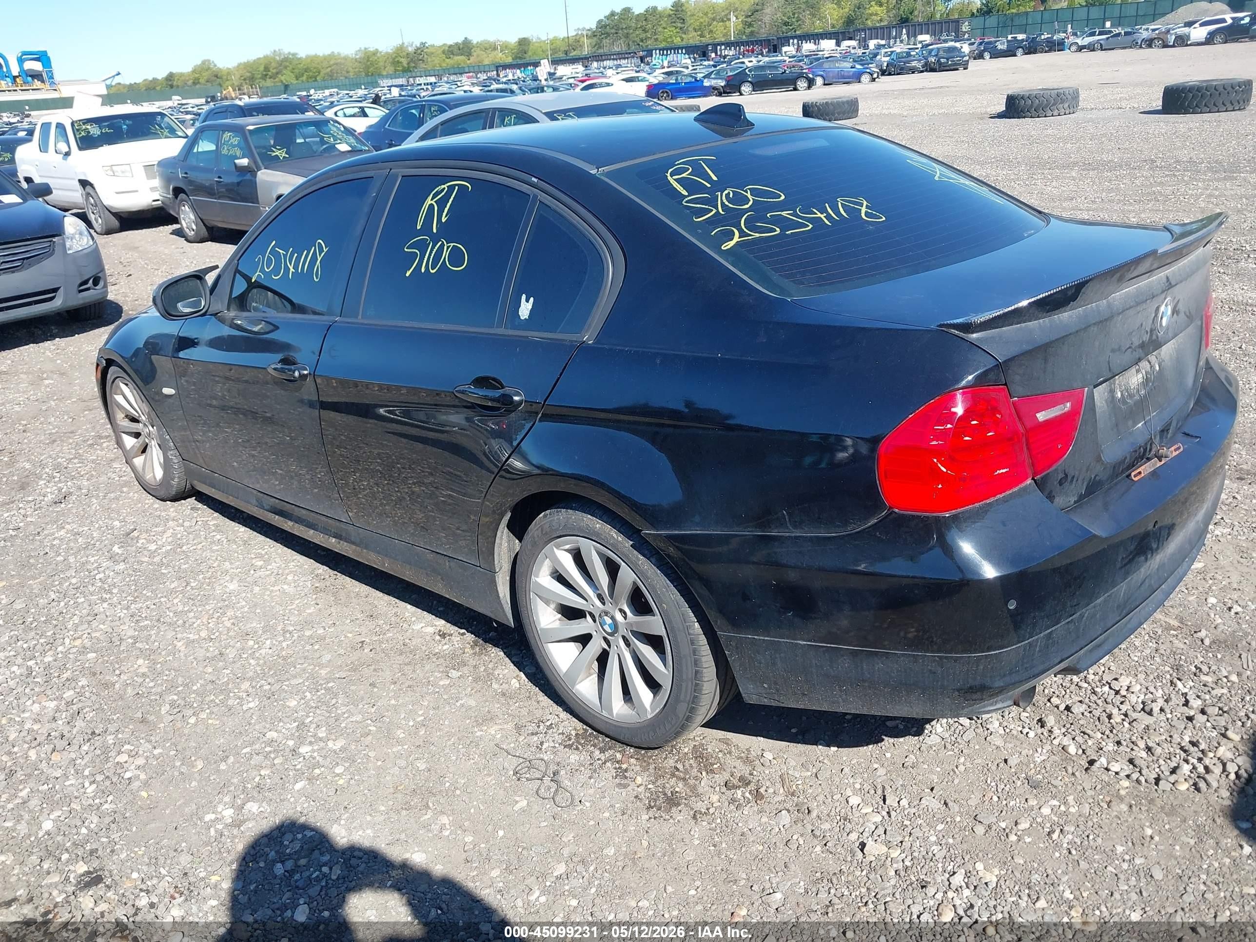 2011 Bmw 328i   Black vin: WBAPH7C51BE850052