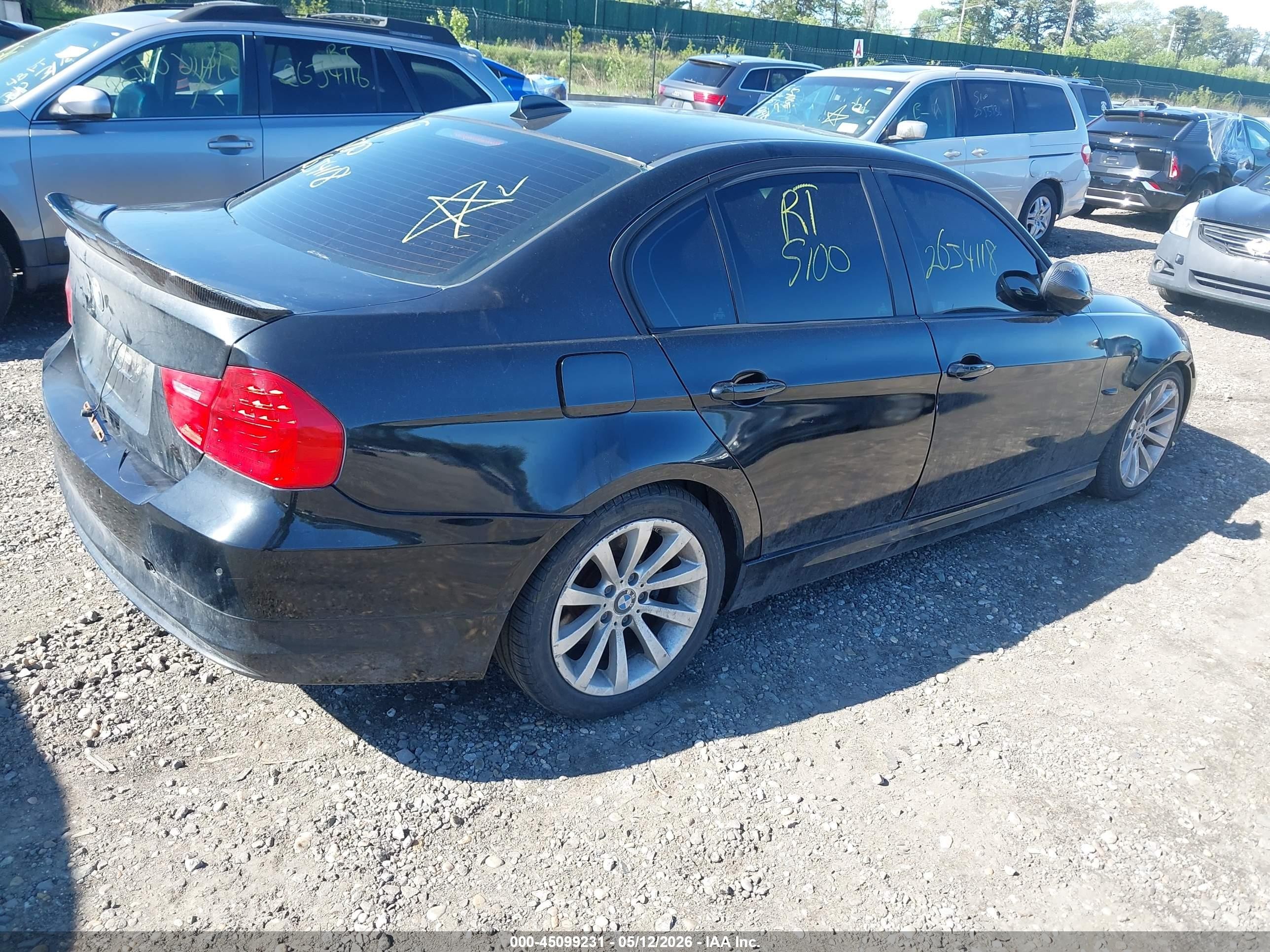 2011 Bmw 328i   Black vin: WBAPH7C51BE850052