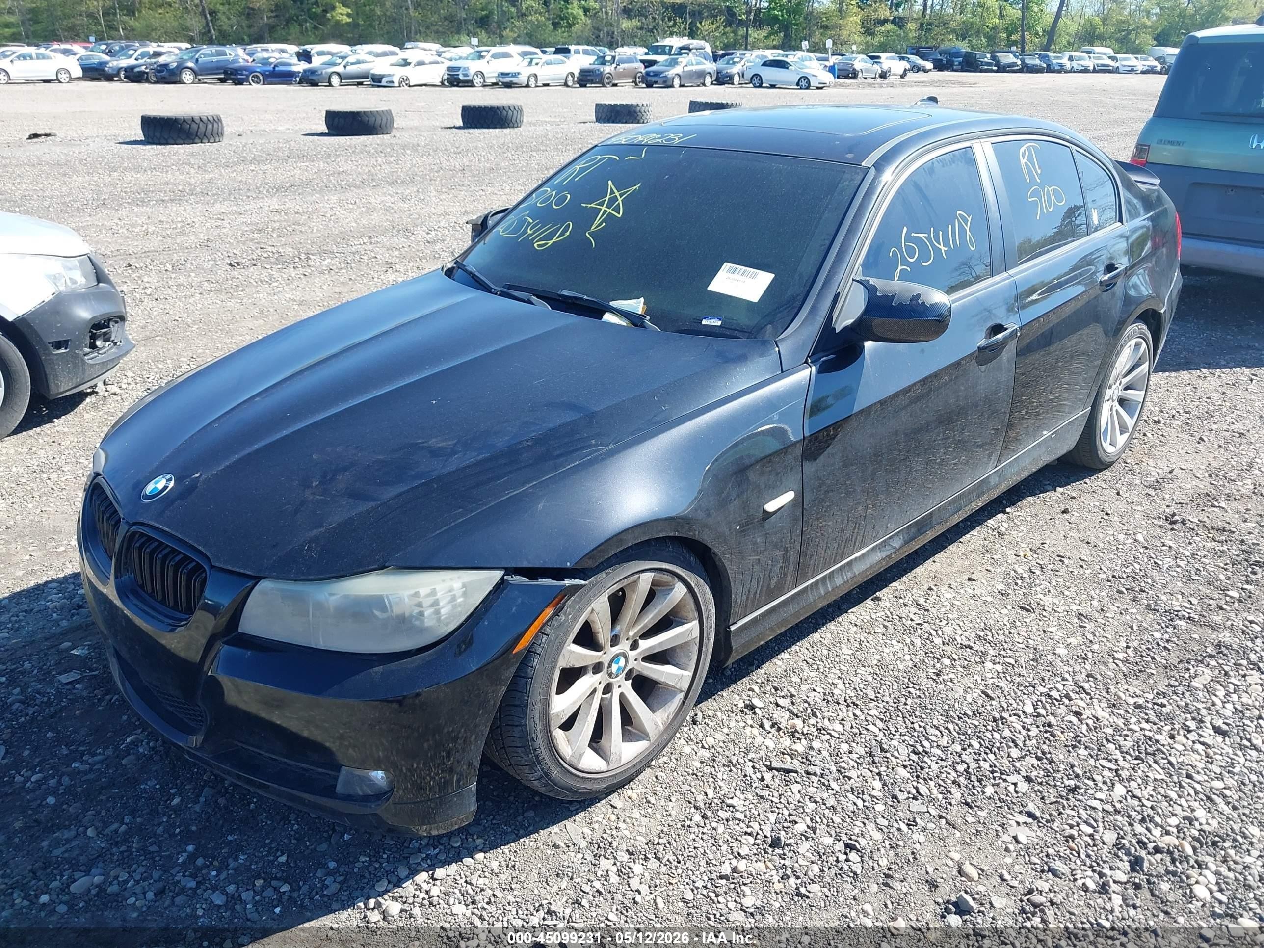 2011 Bmw 328i   Black vin: WBAPH7C51BE850052