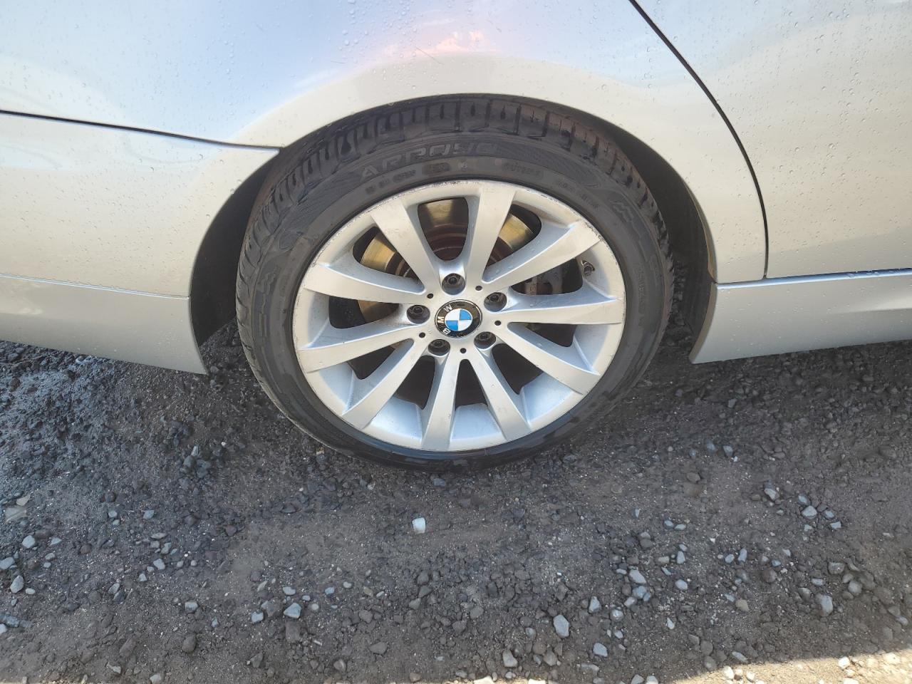 2011 Bmw 328 I Silver vin: WBAPH7C51BE852223 Damage: Right Rear Wheel, Curb Rash, > 12 Inches