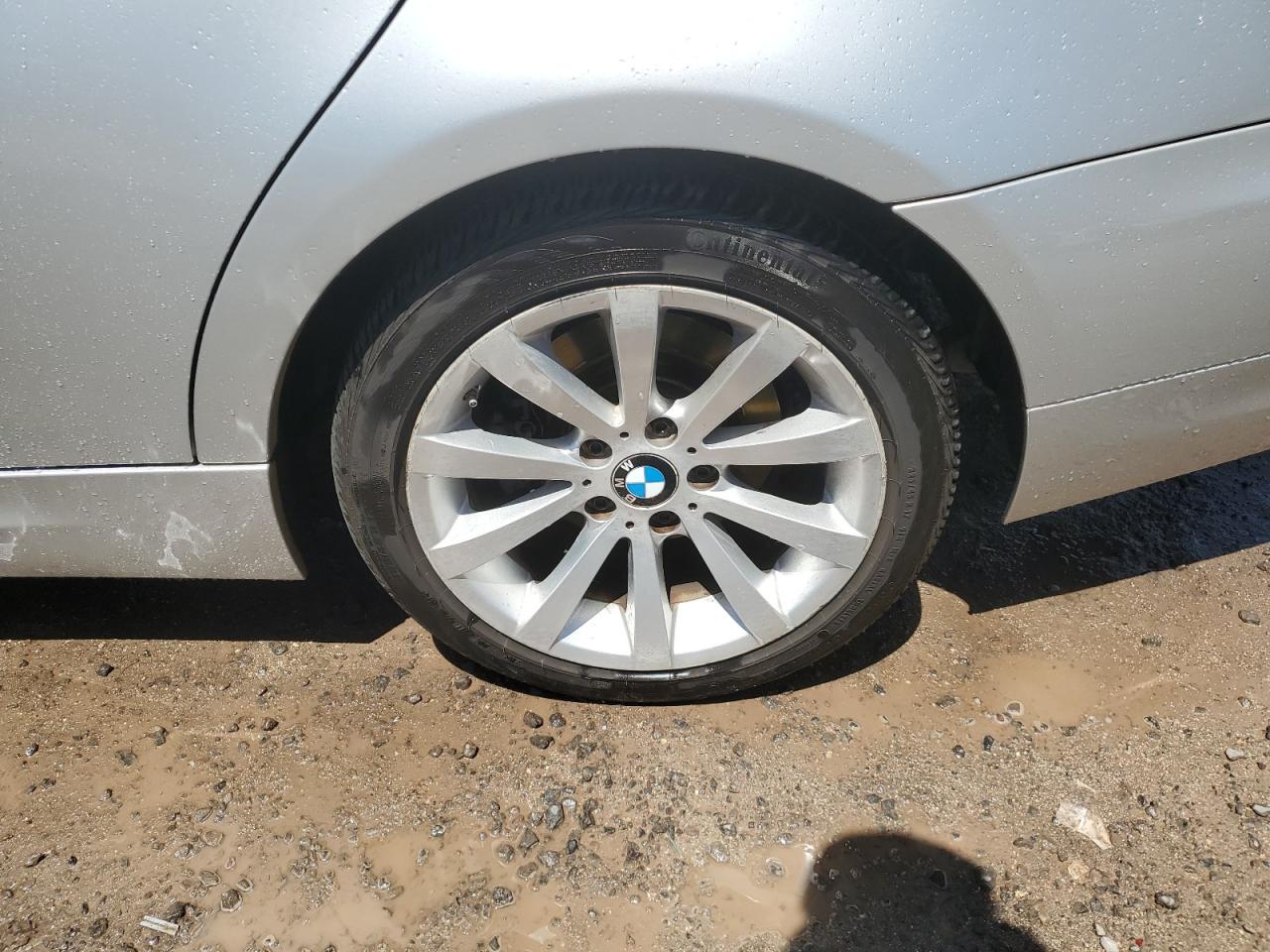 2011 Bmw 328 I Silver vin: WBAPH7C51BE852223 Damage: Left Rear Wheel, Curb Rash, > 12 Inches