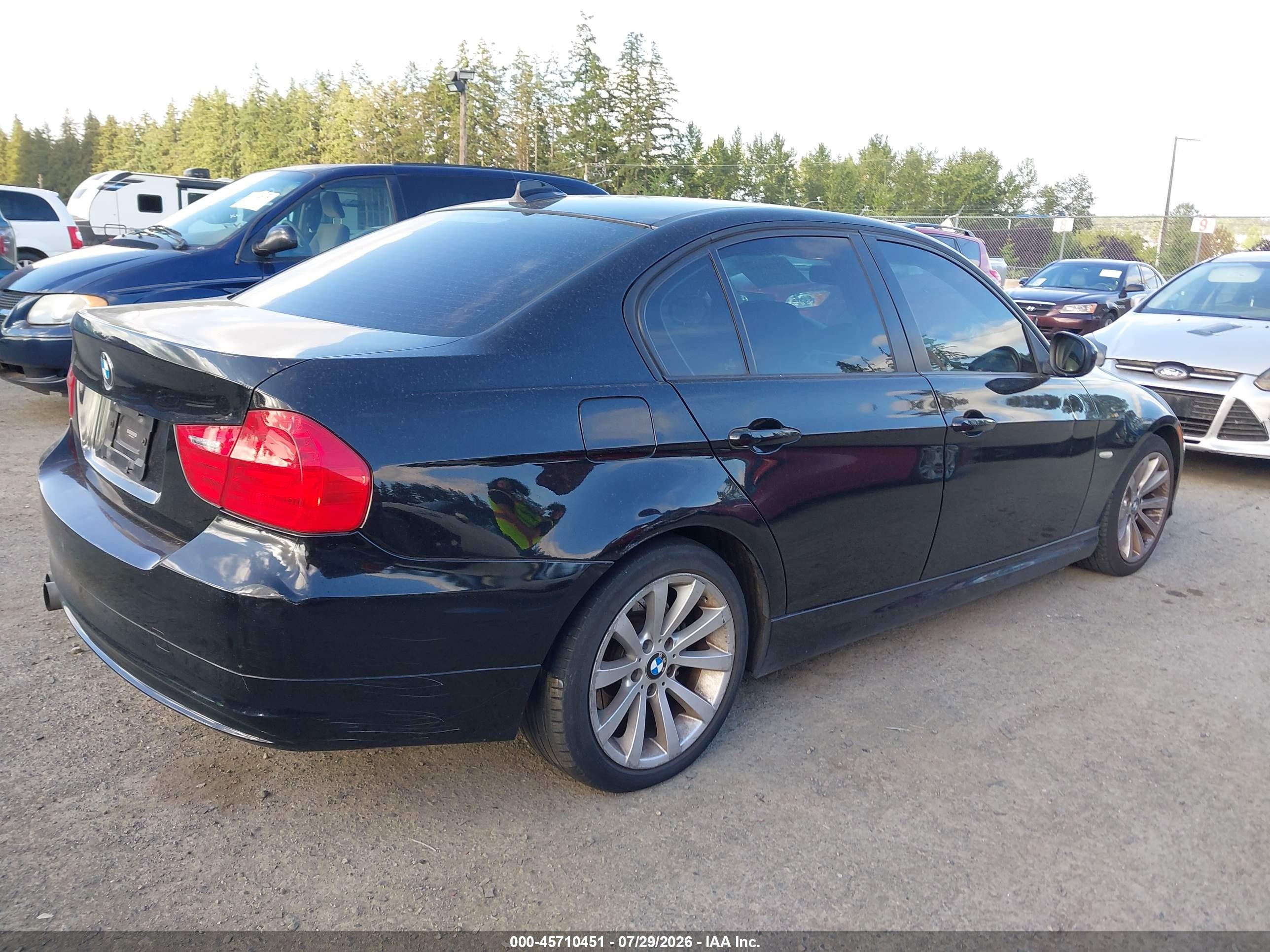 2011 Bmw 328i   Black vin: WBAPH7C51BE852626