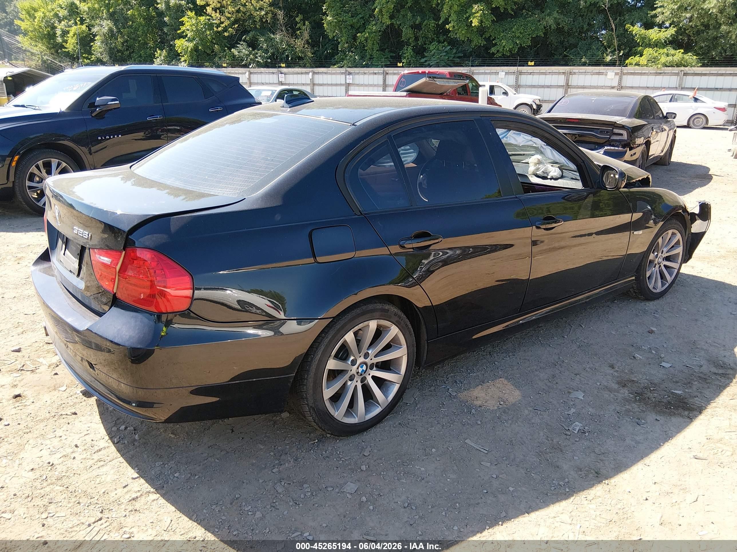 2011 Bmw 328i Black vin: WBAPH7C52BA802194