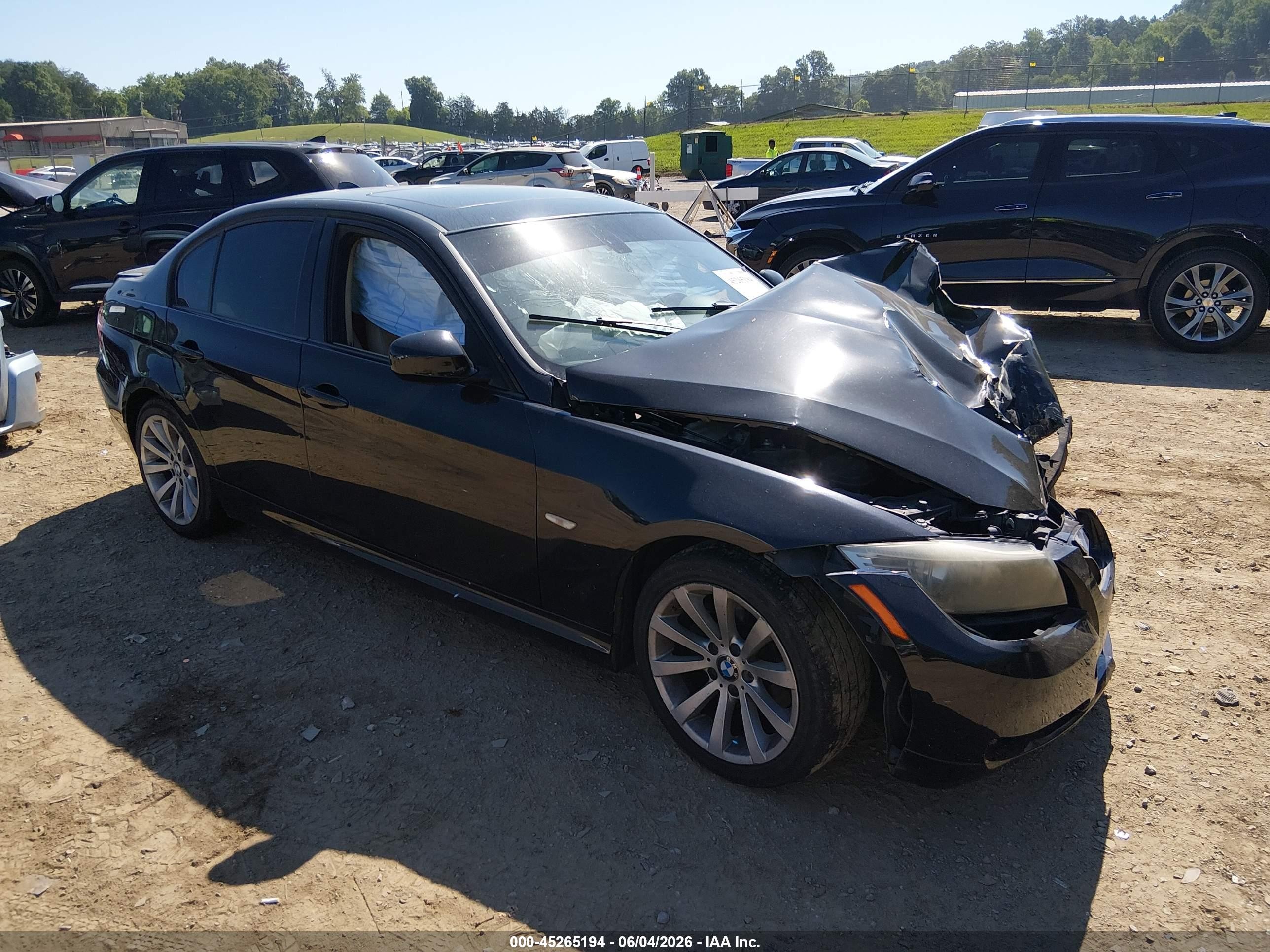2011 Bmw 328i Black vin: WBAPH7C52BA802194