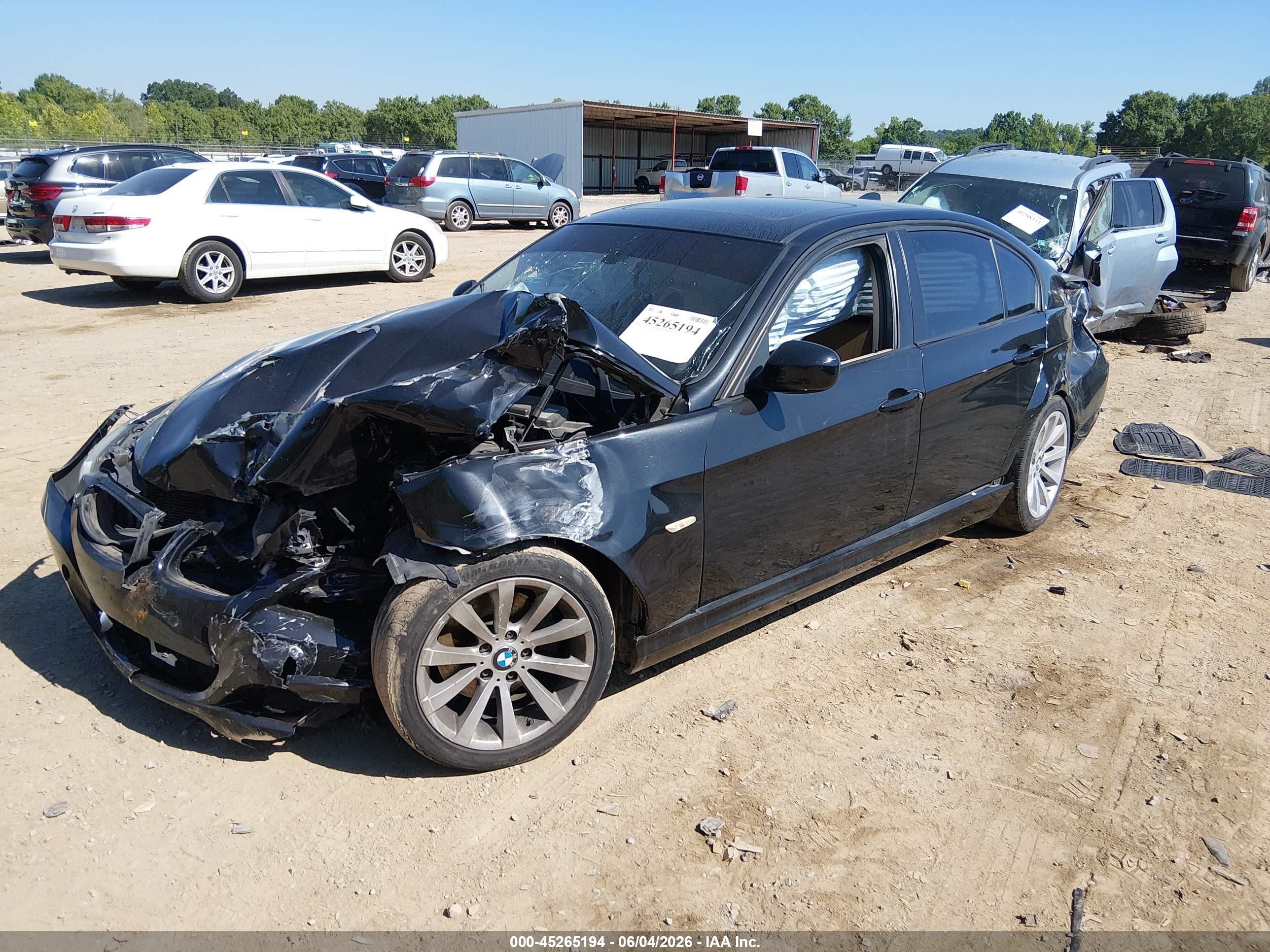 2011 Bmw 328i Black vin: WBAPH7C52BA802194