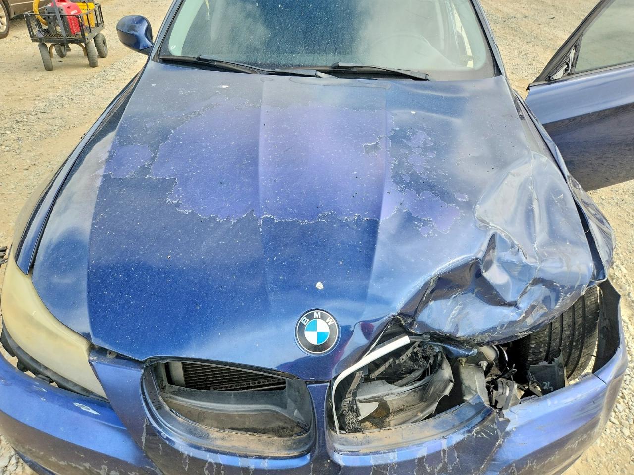 2011 Bmw 328 I Blue vin: WBAPH7C52BE681188