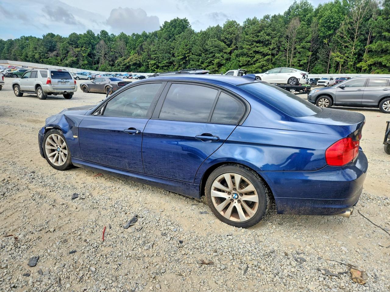 2011 Bmw 328 I Blue vin: WBAPH7C52BE681188