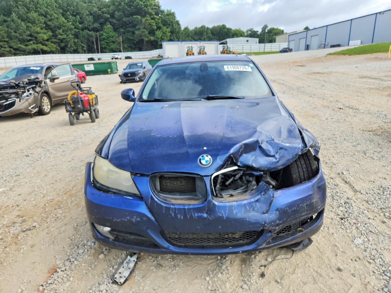 2011 Bmw 328 I Blue vin: WBAPH7C52BE681188