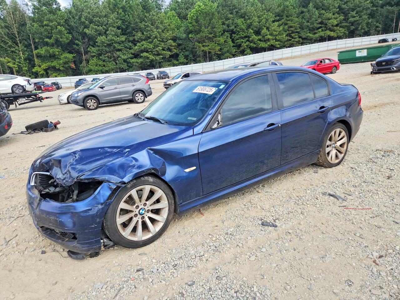 2011 Bmw 328 I Blue vin: WBAPH7C52BE681188