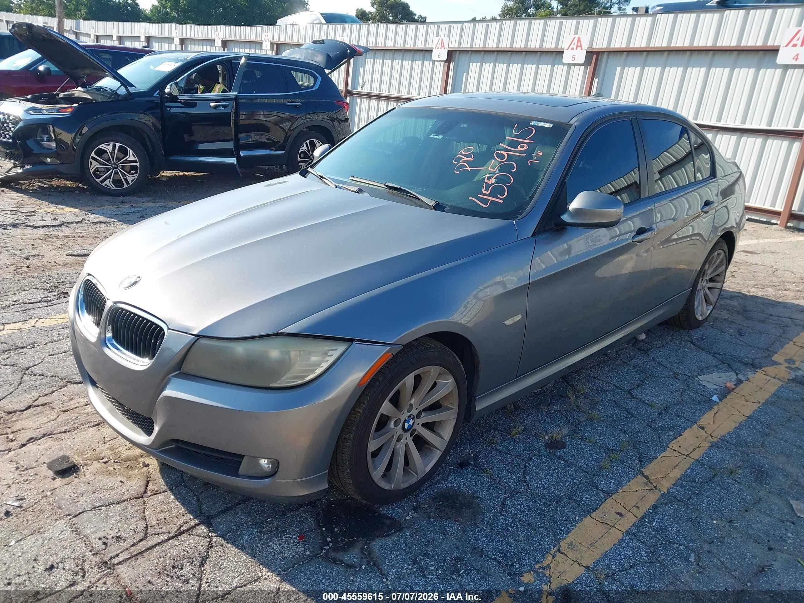 2011 Bmw 328i   Gray vin: WBAPH7C52BE850285