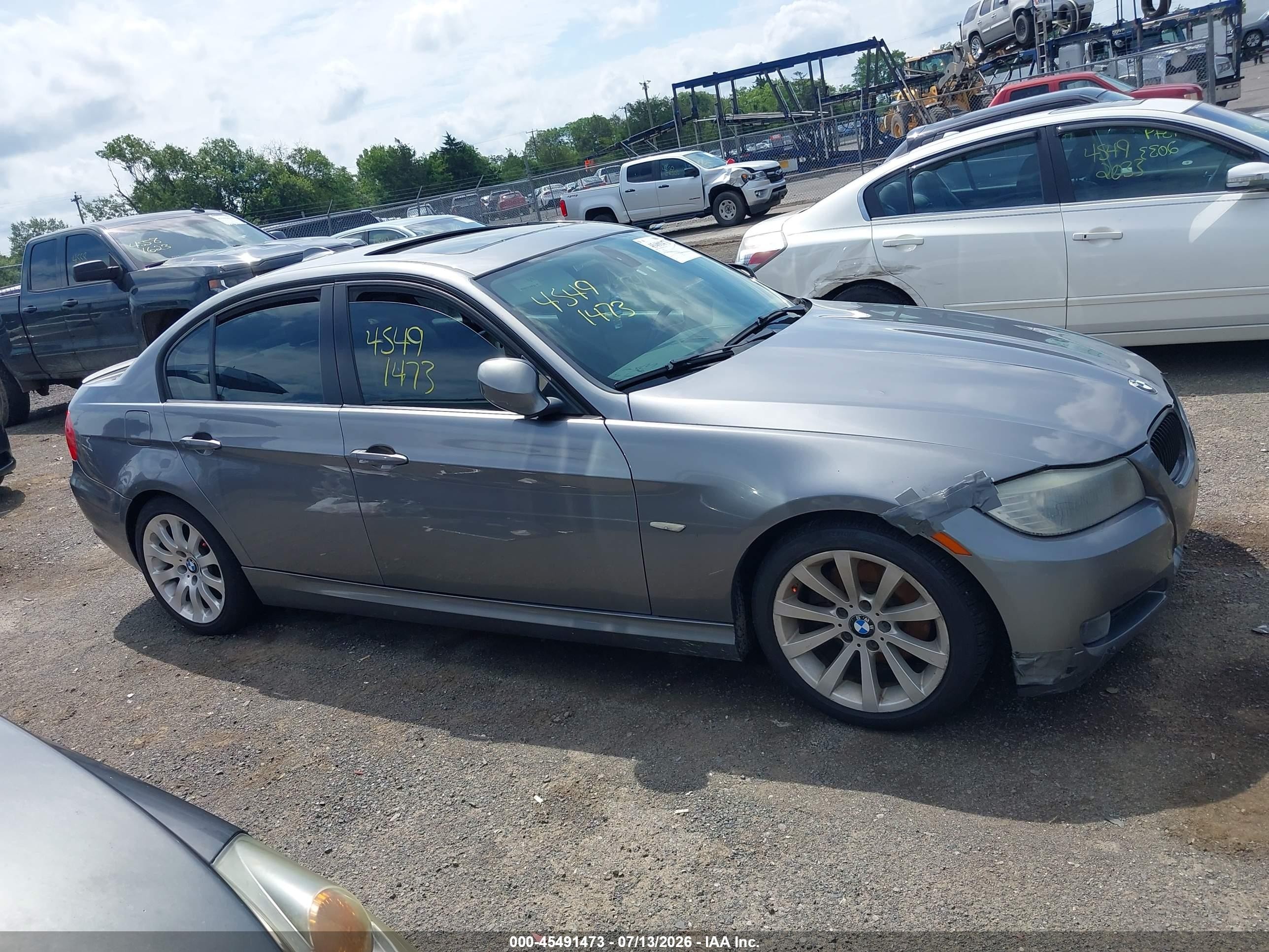 2011 Bmw 328i   Gray vin: WBAPH7C53BE460327