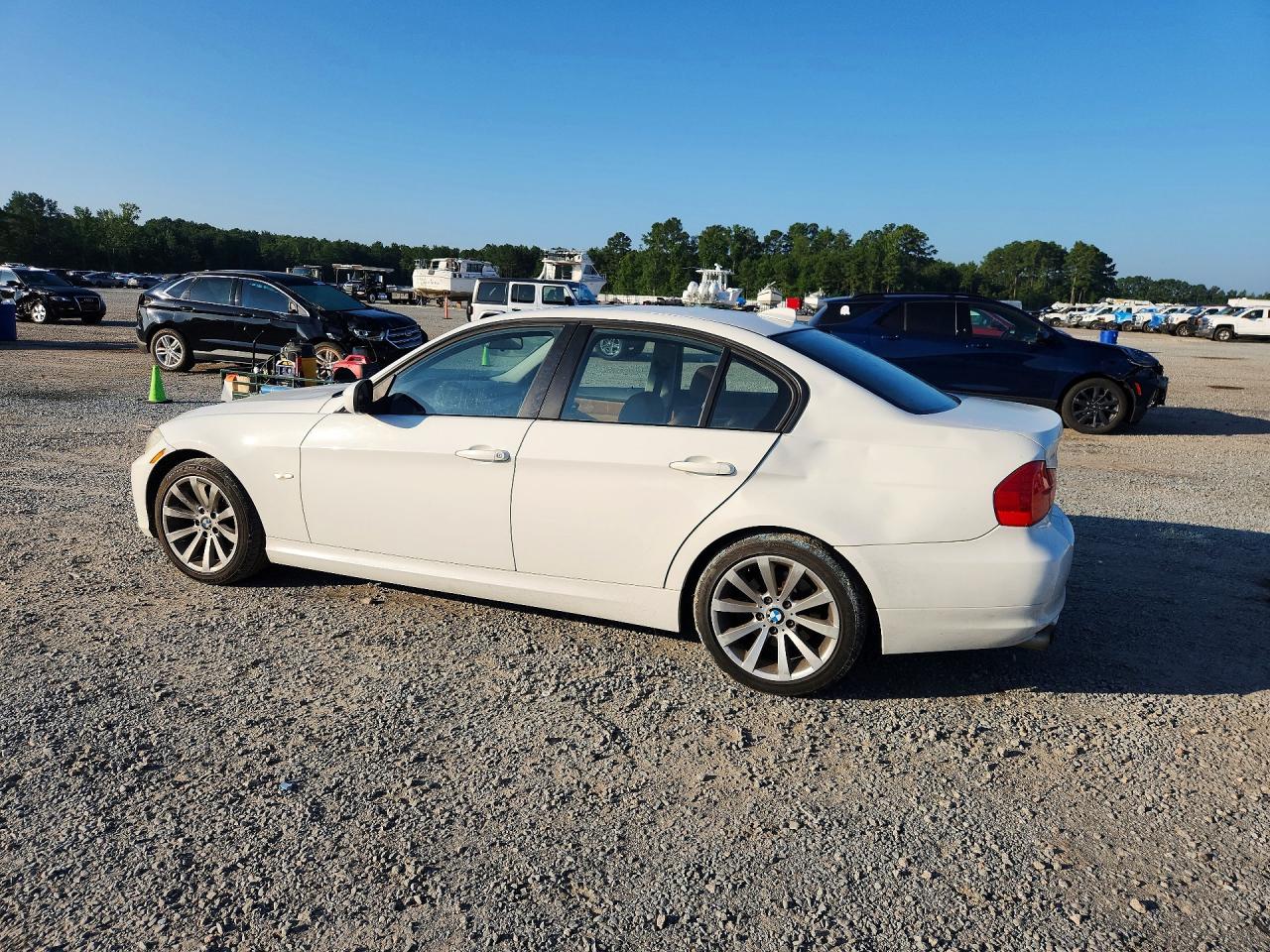 2011 Bmw 328 I White vin: WBAPH7C53BE850585
