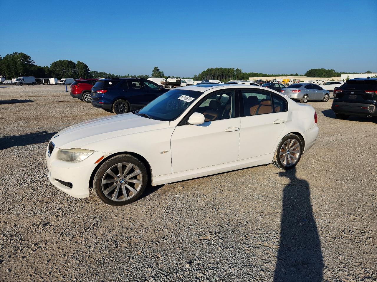 2011 Bmw 328 I White vin: WBAPH7C53BE850585