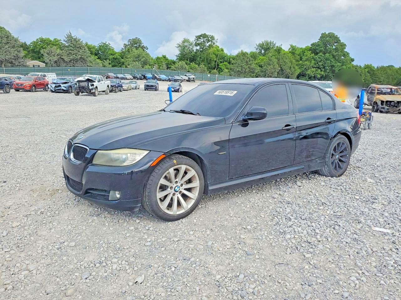 2011 Bmw 328 I Черный vin: WBAPH7C54BE126324