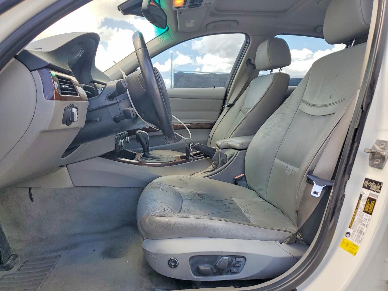 2011 Bmw 328 I White vin: WBAPH7C54BE674517