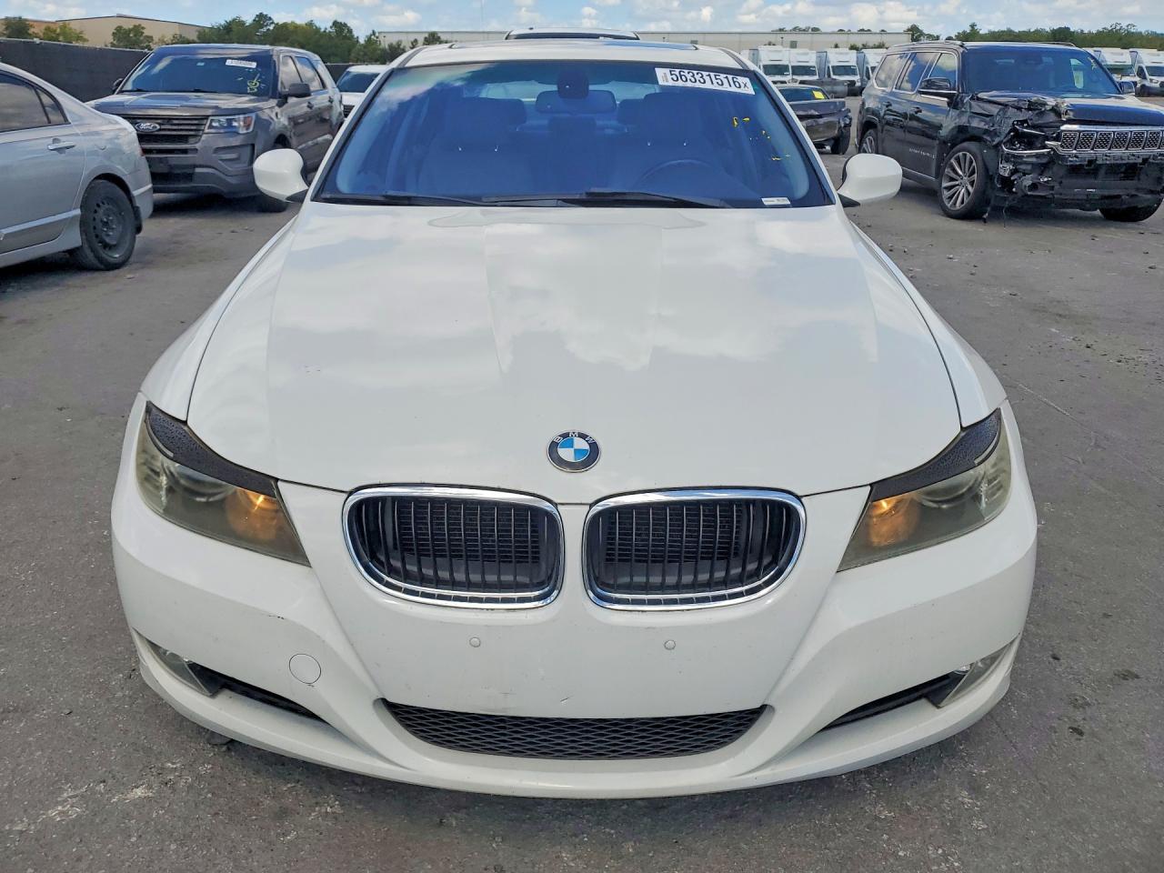 2011 Bmw 328 I White vin: WBAPH7C54BE674517