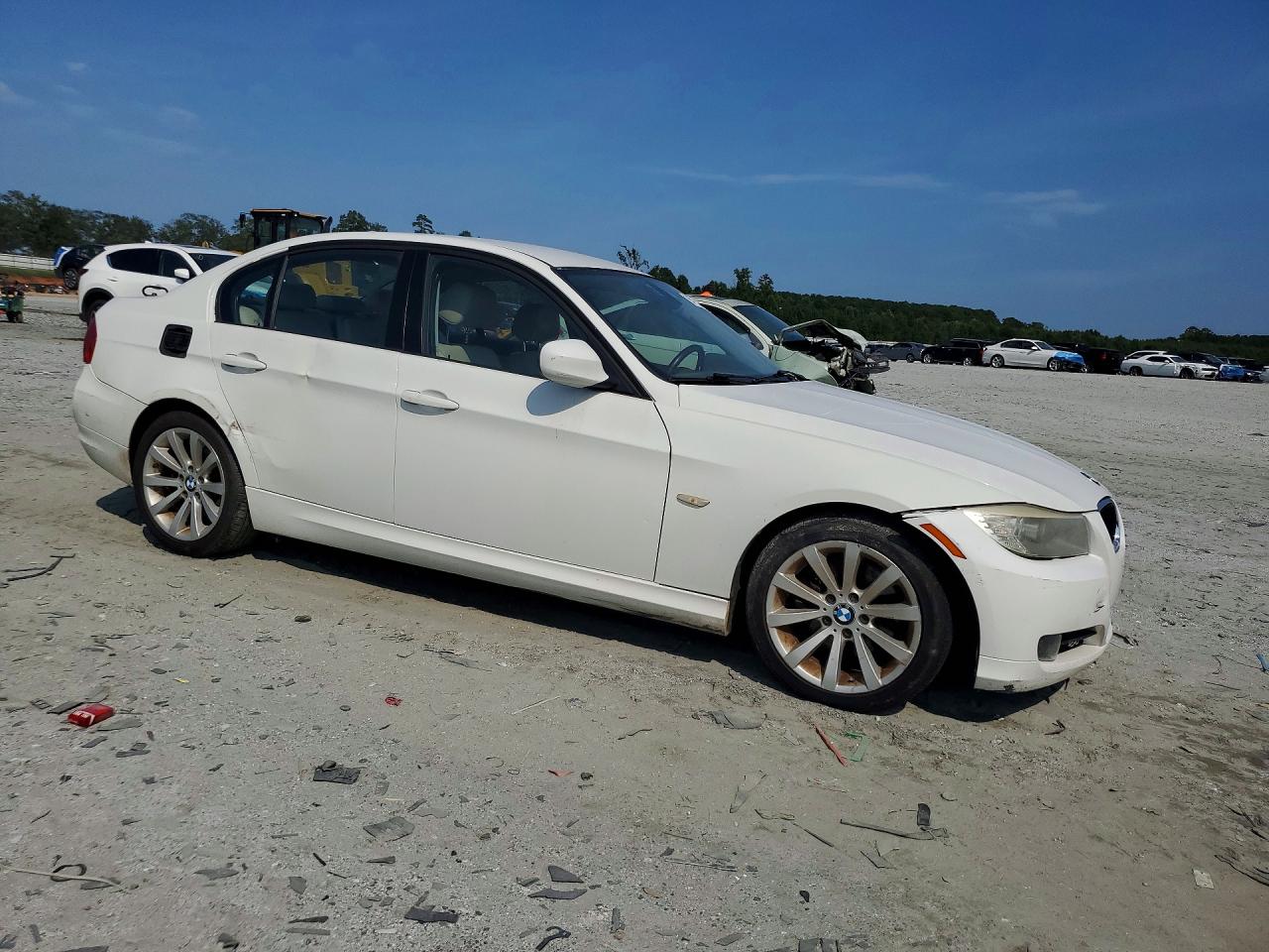 2011 Bmw 328 I White vin: WBAPH7C54BE681905