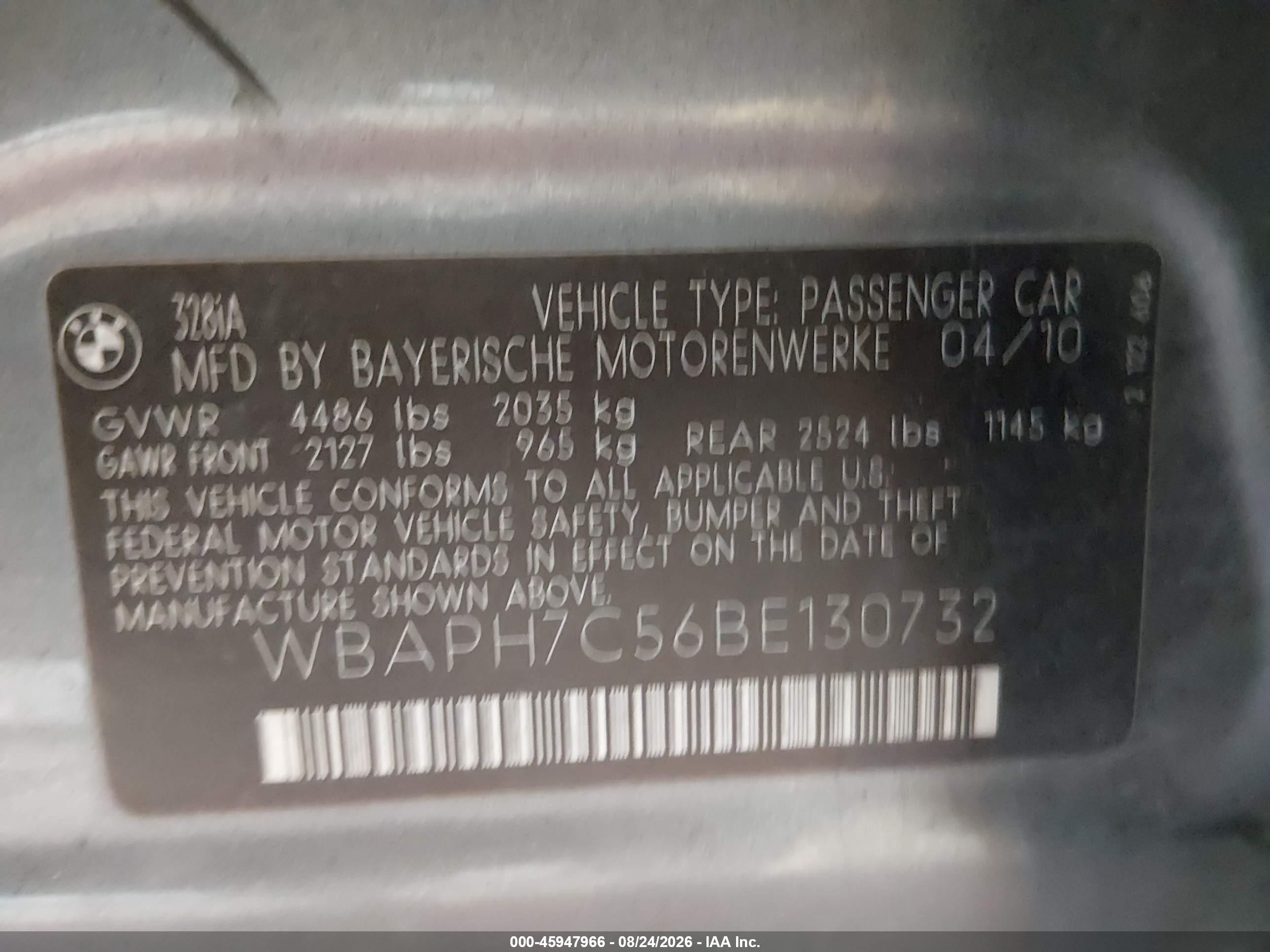 2011 Bmw 328i   Gray vin: WBAPH7C56BE130732
