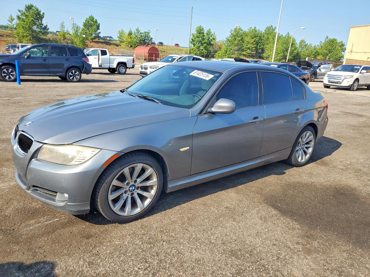 2011 Bmw 328 I Gray vin: WBAPH7C56BE723572