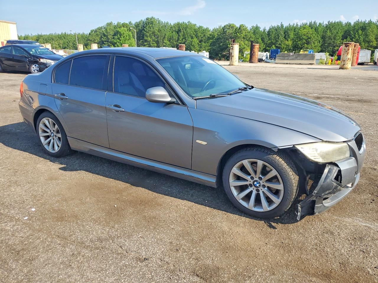 2011 Bmw 328 I Gray vin: WBAPH7C56BE723572
