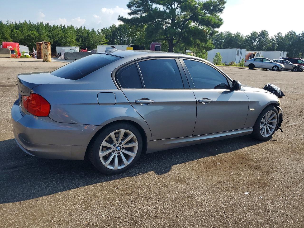 2011 Bmw 328 I Gray vin: WBAPH7C56BE723572