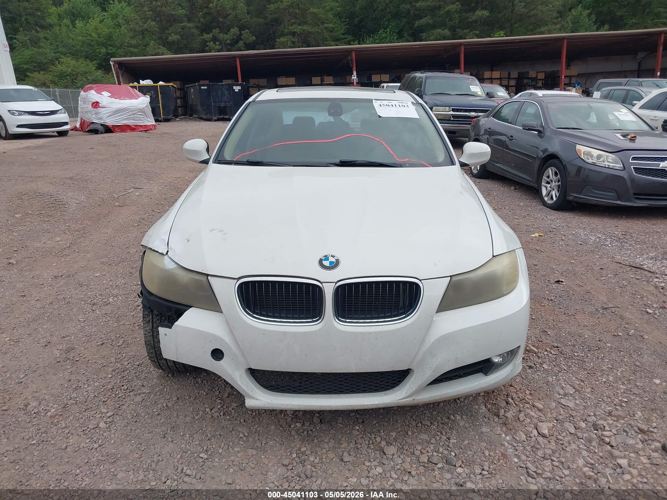 2011 Bmw 328i   White vin: WBAPH7C56BE850239