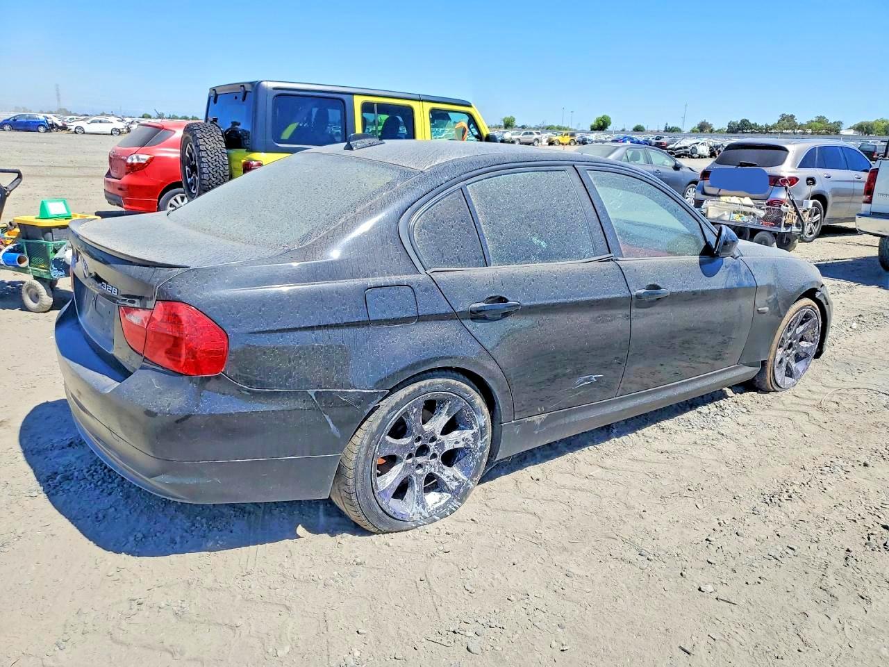 2010 Bmw 328 I Black vin: WBAPH7C57AA175913