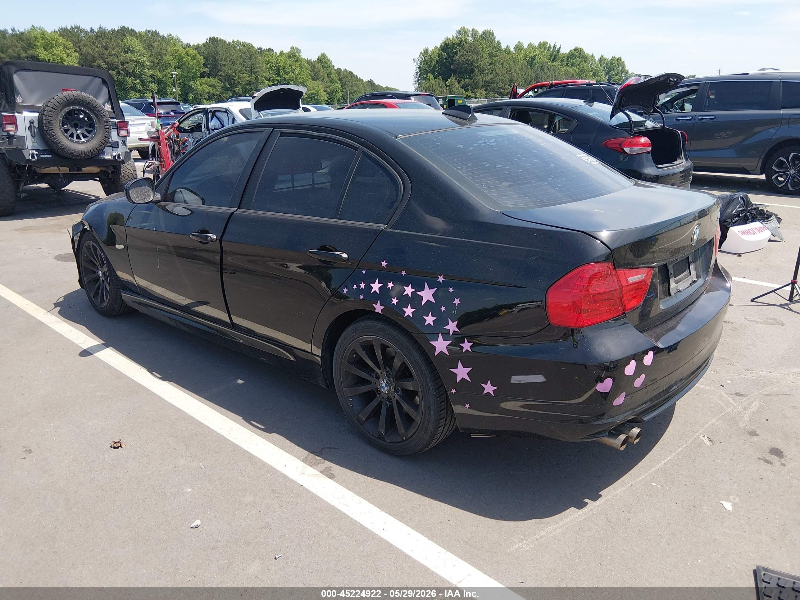 2011 Bmw 328i   Black vin: WBAPH7C57BE131338