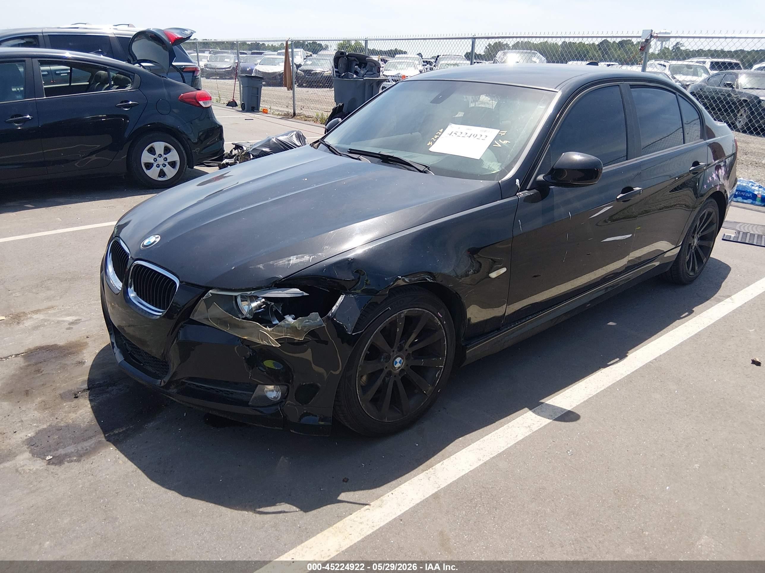 2011 Bmw 328i   Black vin: WBAPH7C57BE131338
