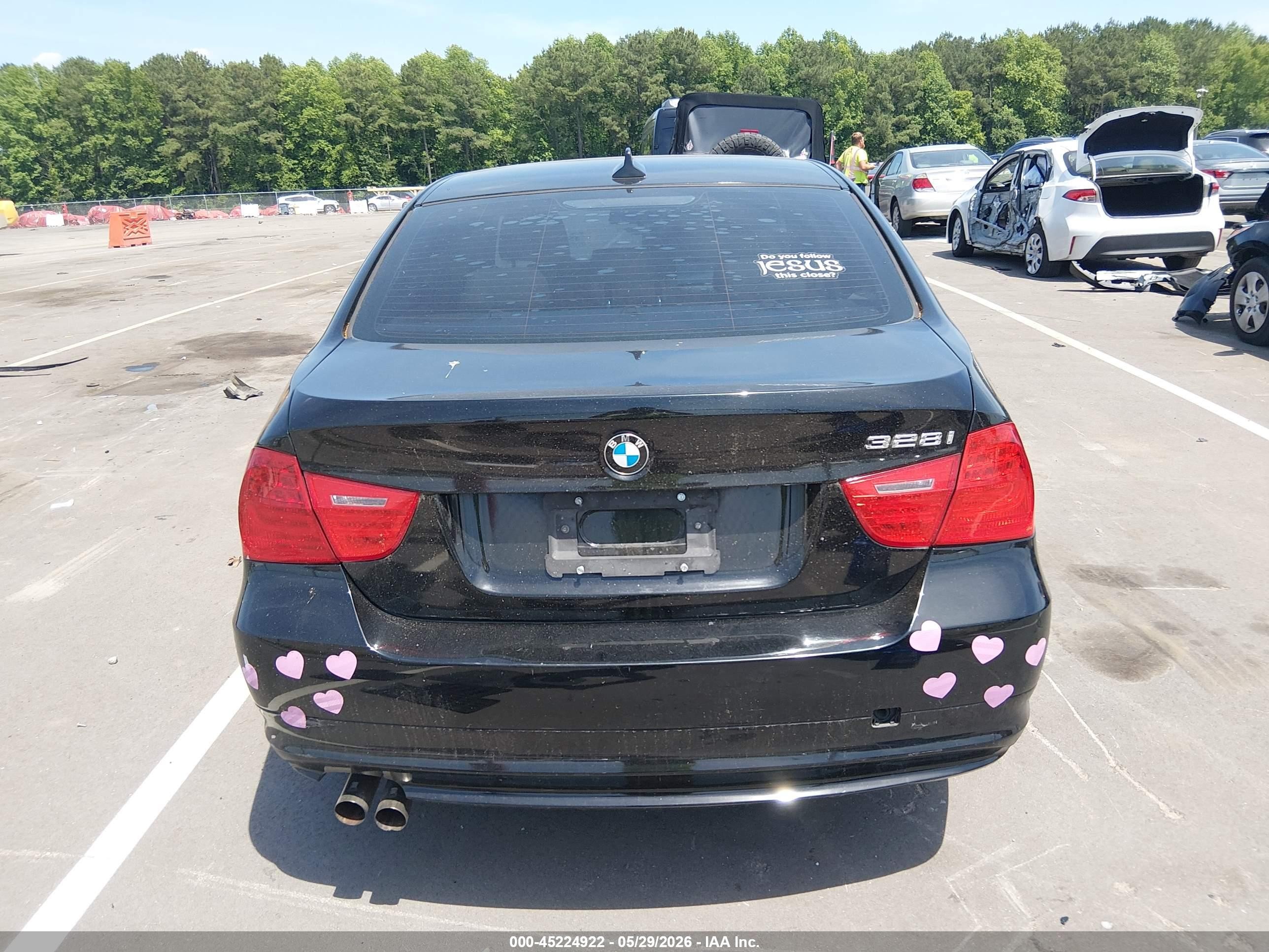 2011 Bmw 328i   Black vin: WBAPH7C57BE131338