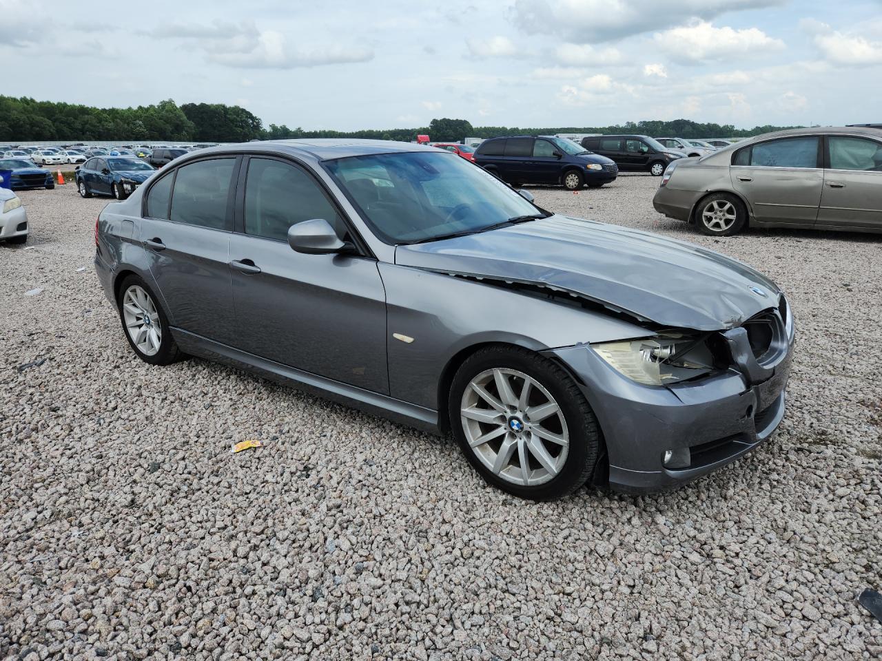 2011 Bmw 328 I Gray vin: WBAPH7C57BE681350