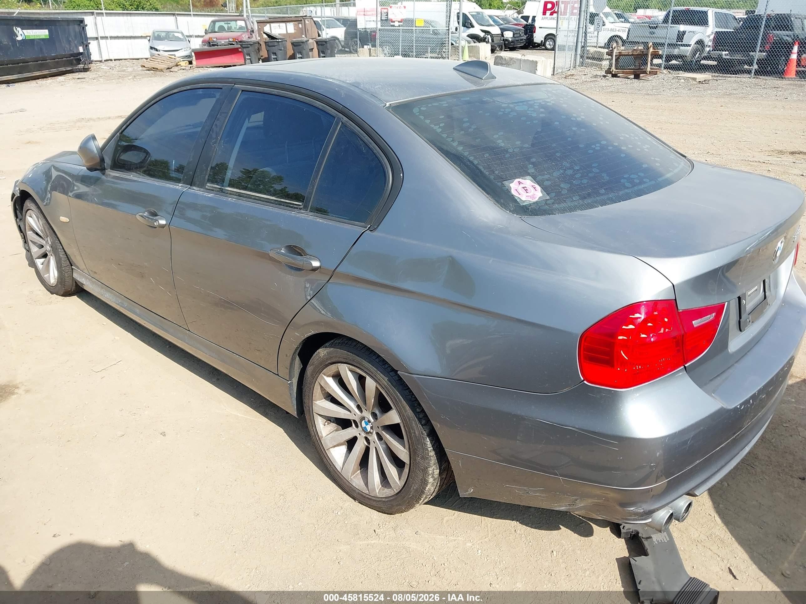 2011 Bmw 328i   Gray vin: WBAPH7C58BE678764