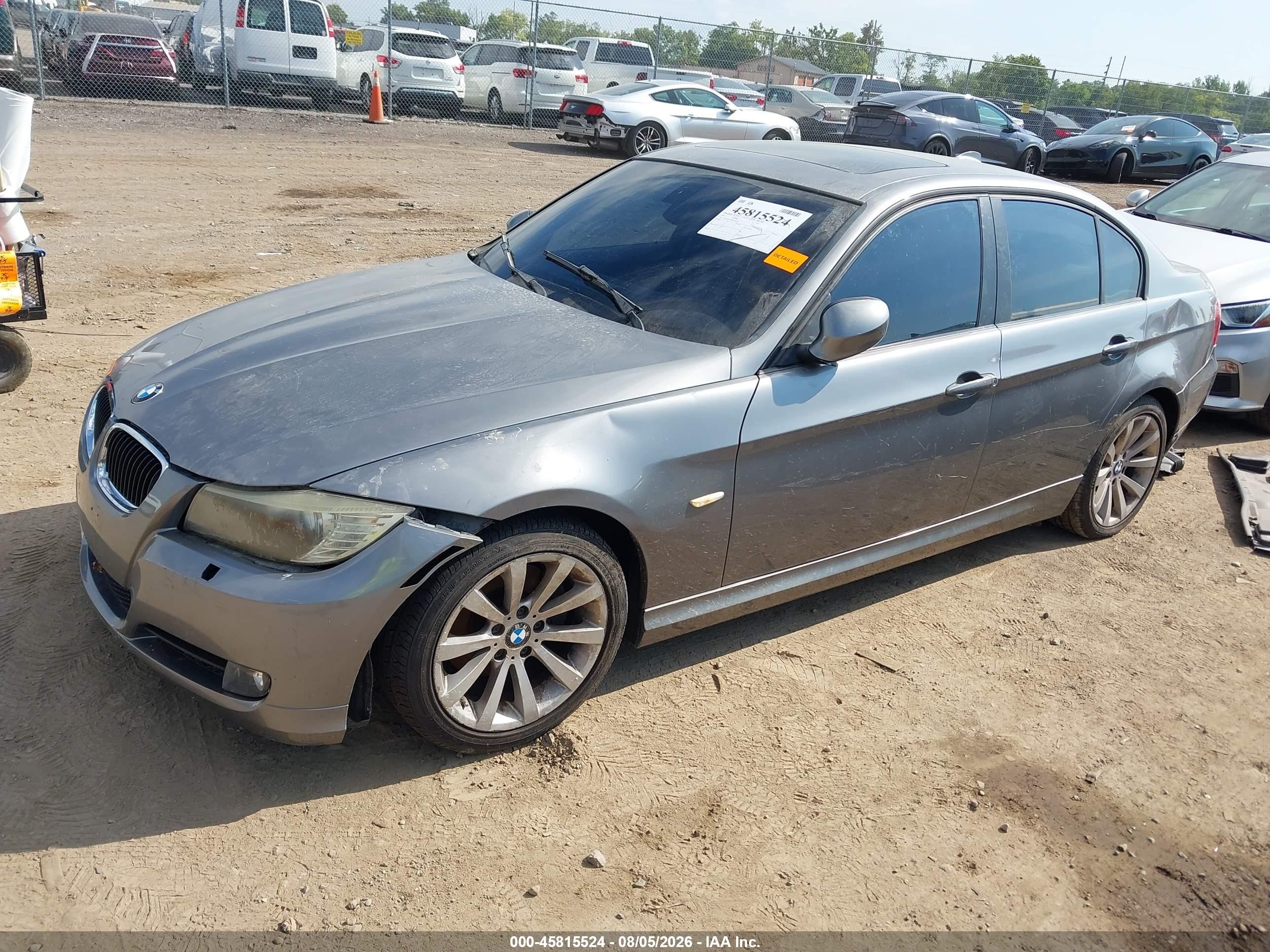2011 Bmw 328i   Gray vin: WBAPH7C58BE678764